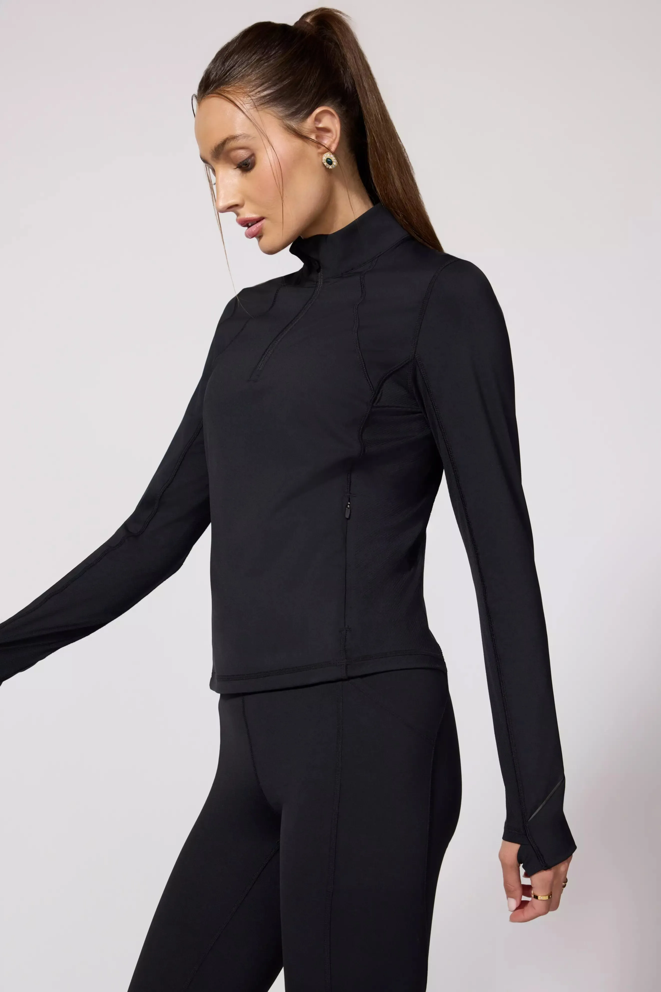 Vital 1/4 Zip - Black sold by MPG product image thumbnail 4