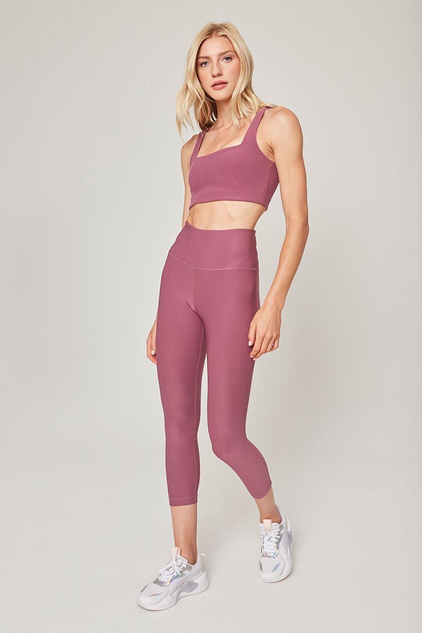 Explore Square Neck Light Support Sports Bra Peached sold by MPG product image thumbnail 3