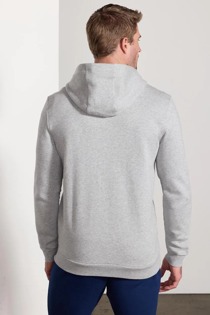 Comfort Men's Fleece Zip-Up Hoodie - Htr Concrete sold by MPG product image thumbnail 3