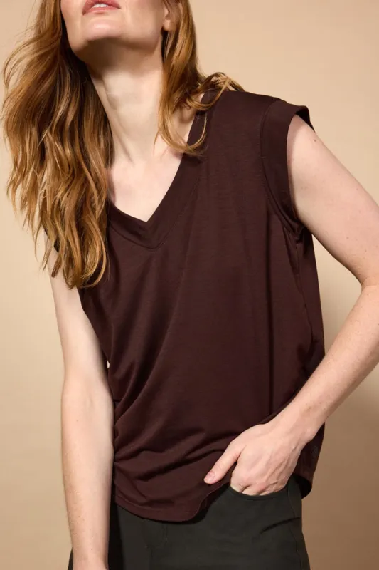 Dynamic Recycled Polyester V-Neck Cap Sleeve T-Shirt – Sale sold by MPG
