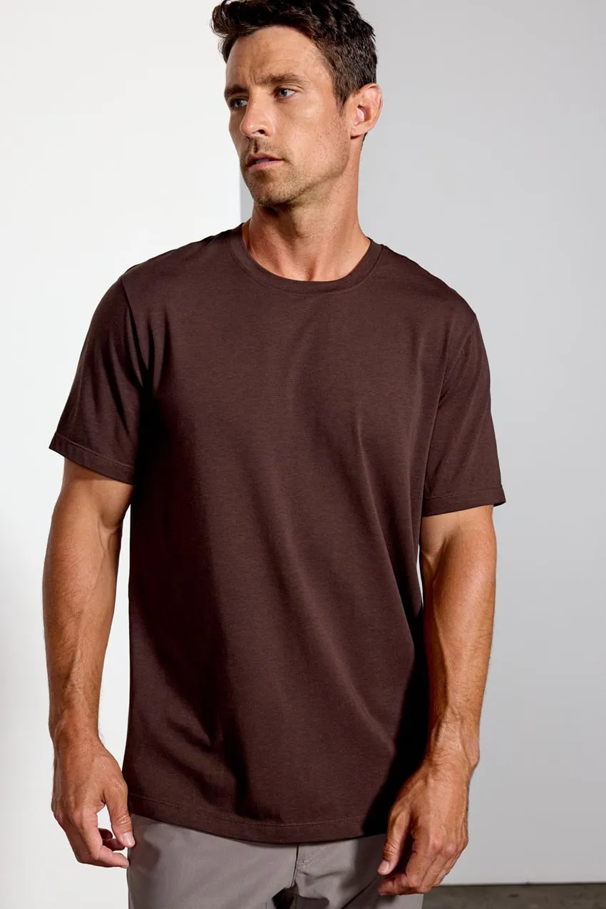 Pima Cotton Tee - Chocolate Brown sold by MPG