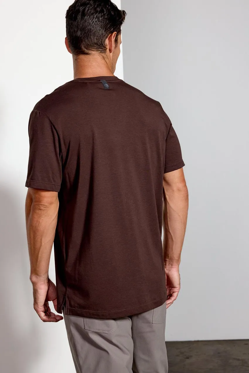 Pima Cotton Tee - Chocolate Brown sold by MPG product image thumbnail 3