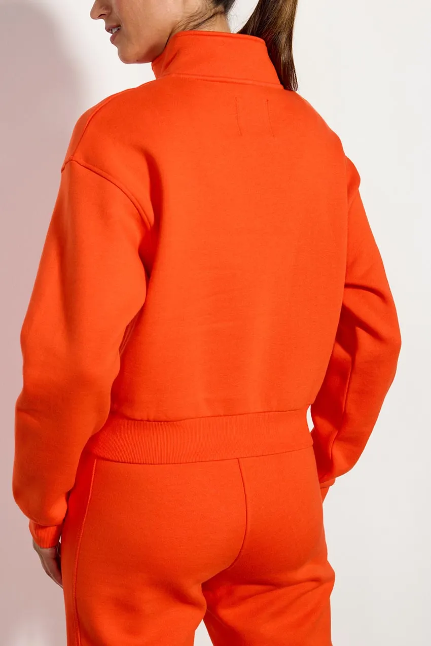 The Comfort Women’s 1/4 Zip Cropped Sweatshirt – Sale sold by MPG product image thumbnail 3