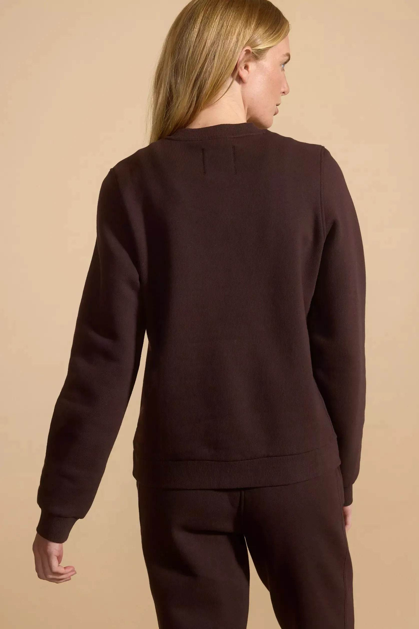 Comfort Fleece Sweatshirt - Chocolate Brown sold by MPG product image thumbnail 3