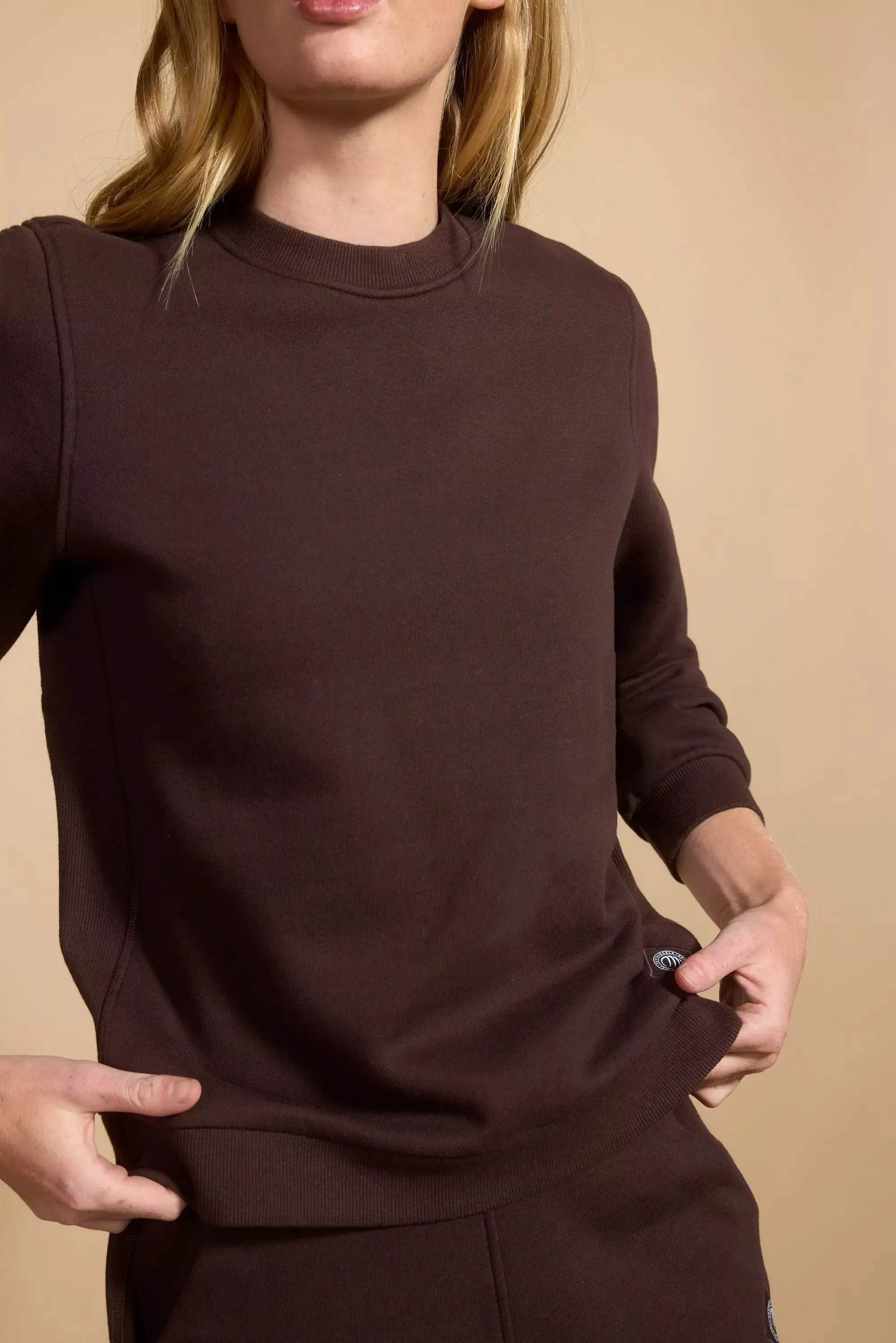 Comfort Fleece Sweatshirt - Chocolate Brown sold by MPG product image thumbnail 4