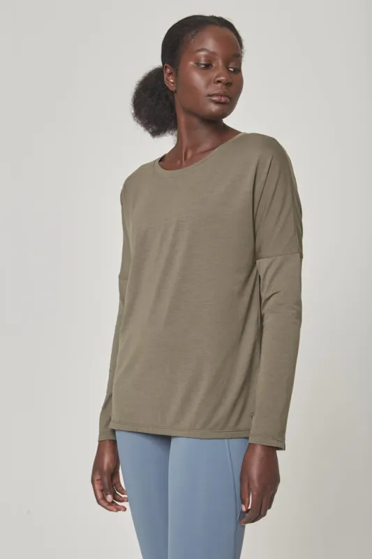 Dynamic Recycled Cover-Up Long Sleeve Top - Sale sold by MPG