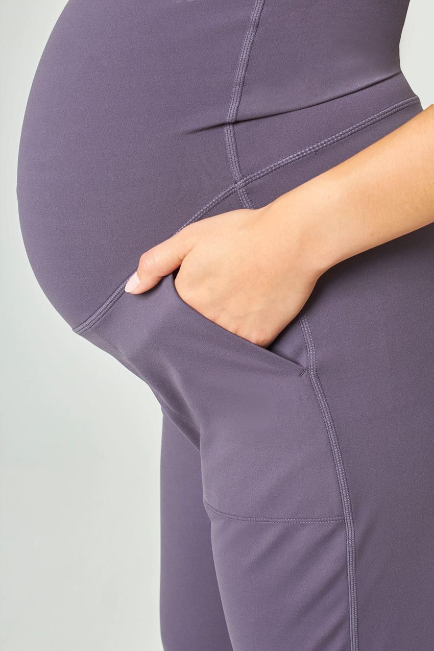 Vital 28" Side Pocket Maternity Jogger Peached sold by MPG product image thumbnail 4