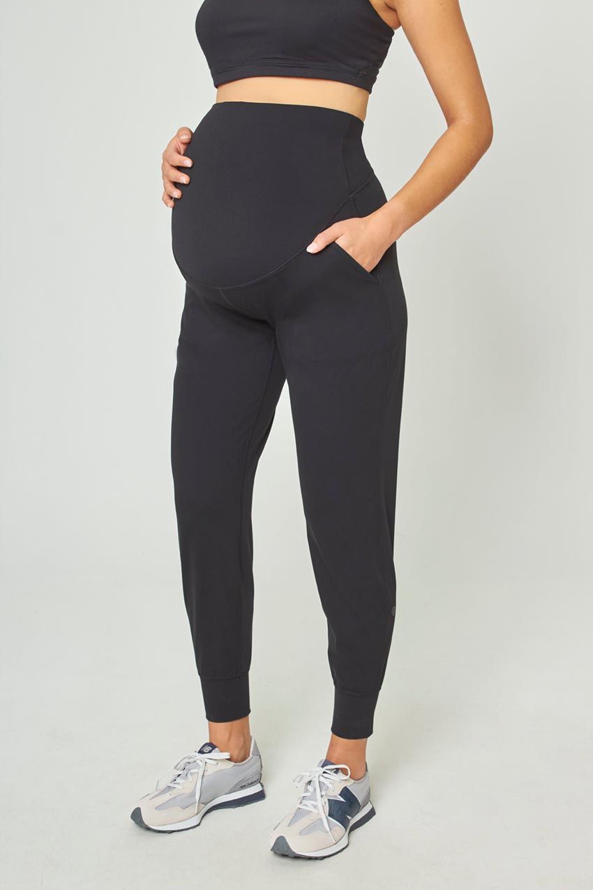 Vital 28" Side Pocket Maternity Jogger Peached sold by MPG product image thumbnail 5