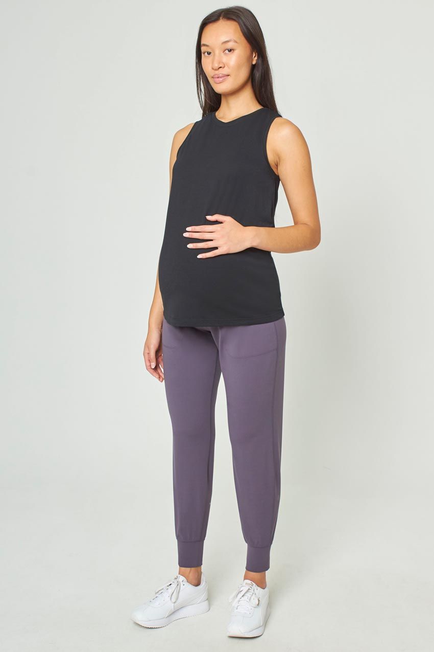 Vital 28" Side Pocket Maternity Jogger Peached sold by MPG product image thumbnail 2
