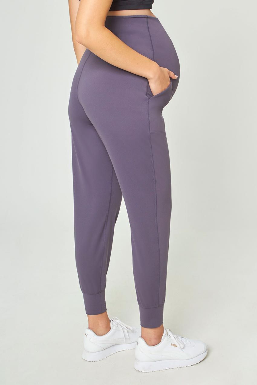Vital 28" Side Pocket Maternity Jogger Peached sold by MPG product image thumbnail 3
