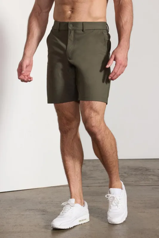 Limitless 5 Pocket Short - Dark Leaf sold by MPG