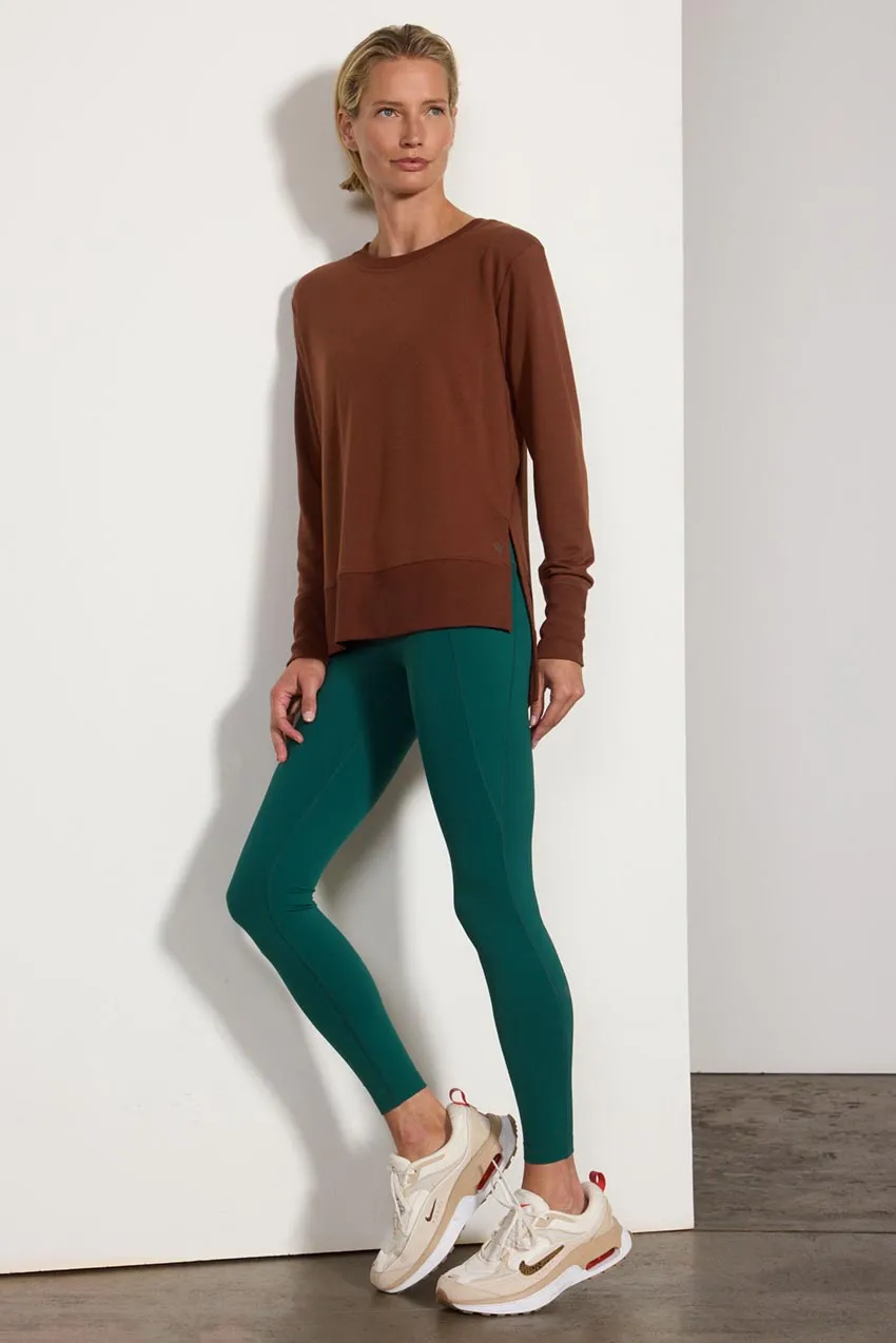 Serene Recycled Polyester TENCEL™ Modal Relaxed Side Slit Pullover – Sale sold by MPG product image thumbnail 2