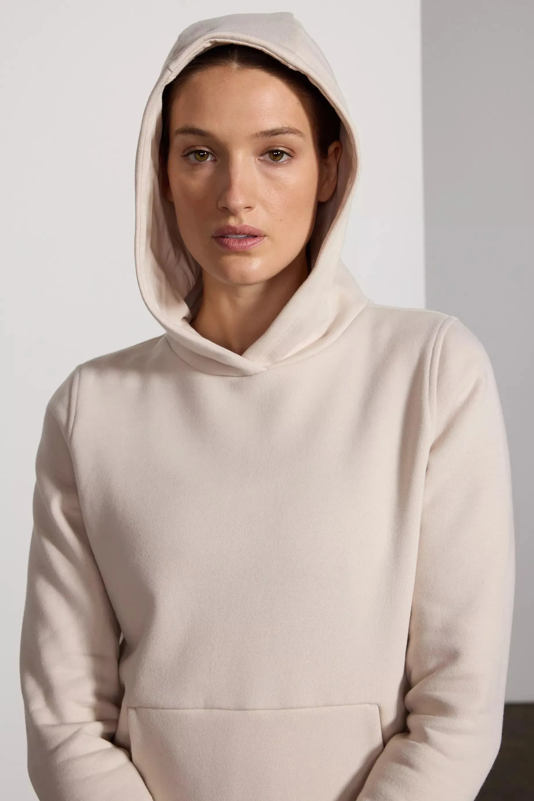 Comfort Fleece Pullover Hoodie - Stone sold by MPG product image thumbnail 5