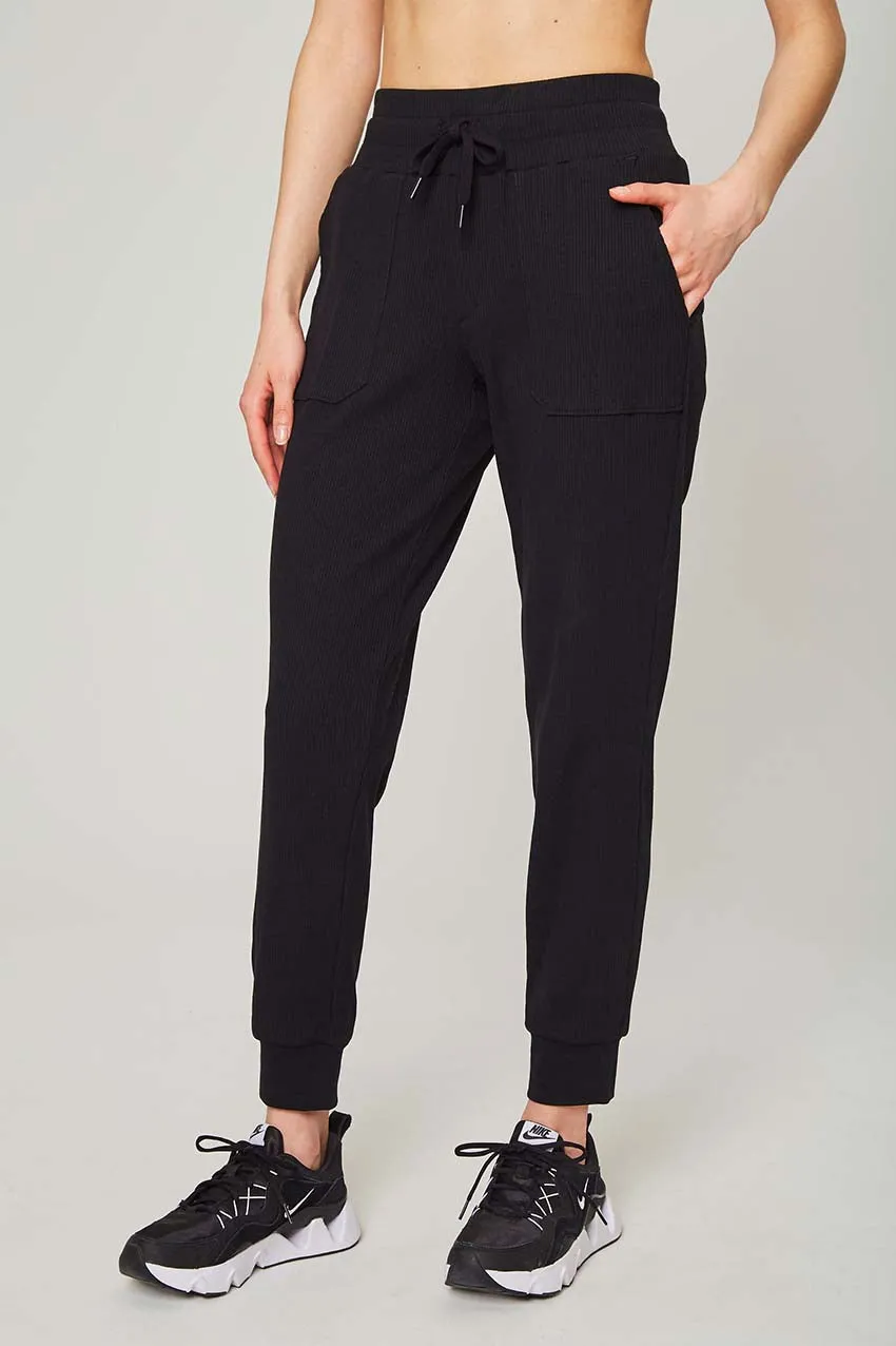 Women’s Rib Knit Jogger sold by MPG product image thumbnail 5