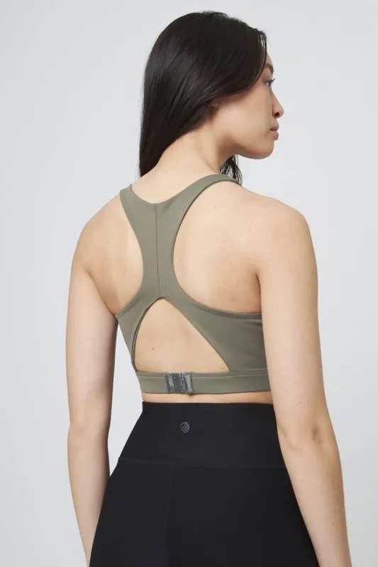 Vital Recycled Nylon Racerback Maternity Medium Support Sports Bra sold by MPG