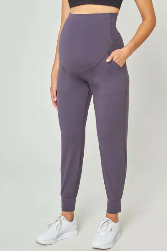 Vital 28" Side Pocket Maternity Jogger Peached sold by MPG
