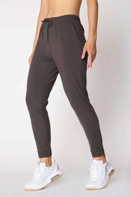 Pursuit High-Waisted 26" Pin Tuck Jogger sold by MPG