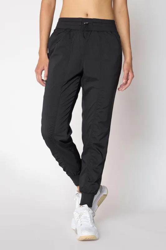 Eclipse High-Waisted 28" Lined Shadow Stripe Jogger sold by MPG