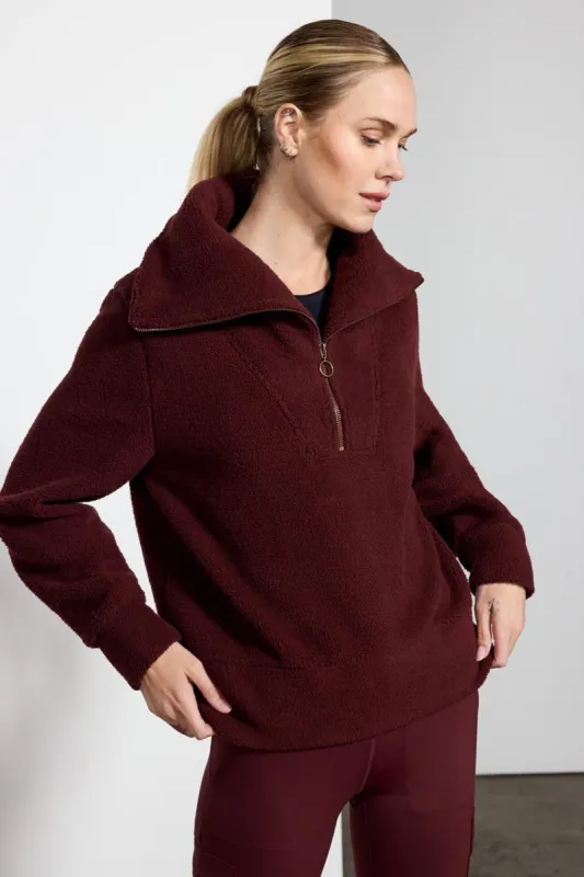 Levitate Half-Zip Berber Pullover sold by MPG