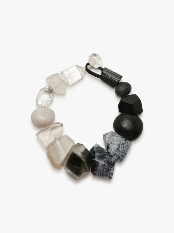 Necklace: multi materials made by Monies