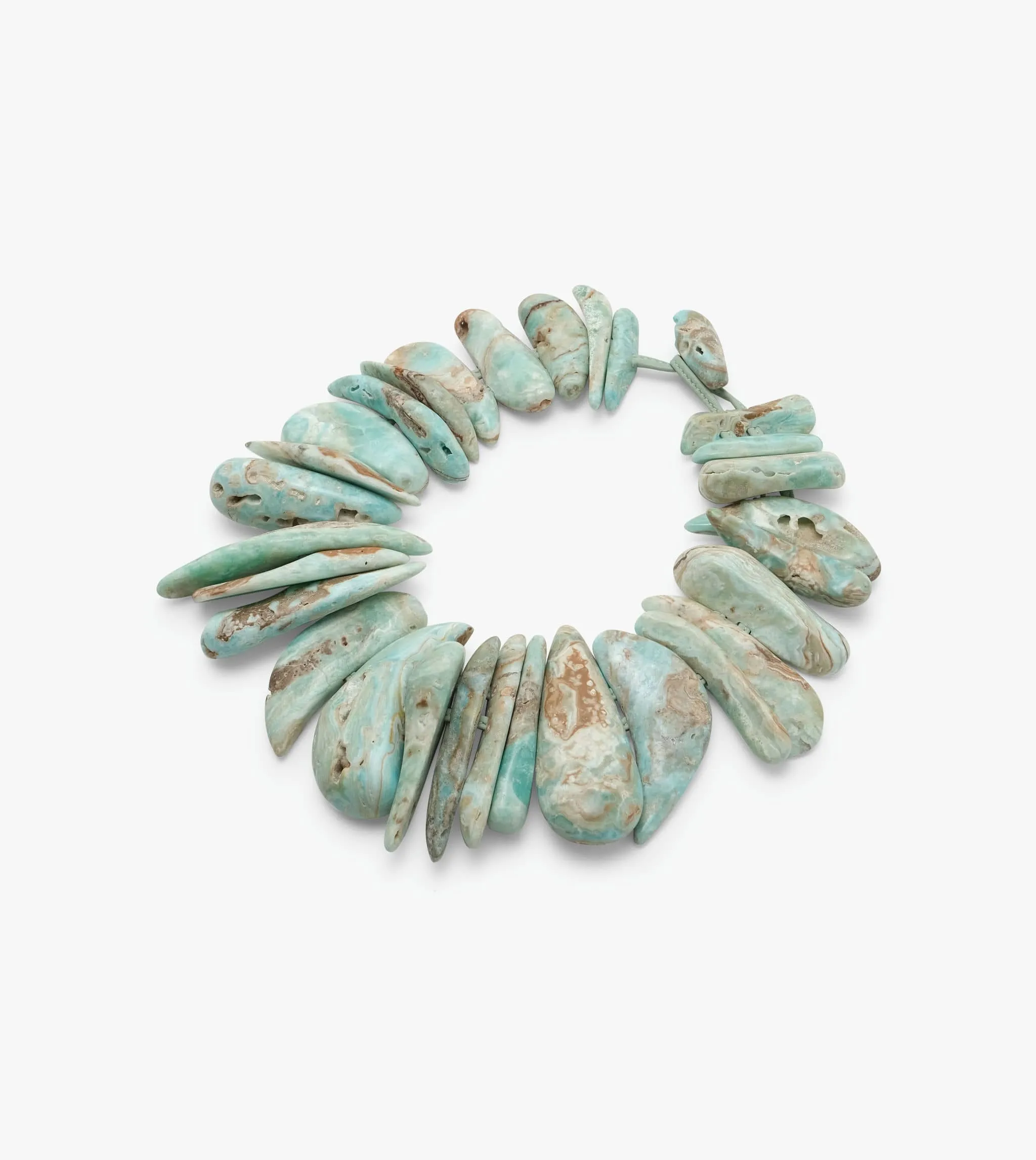 Necklace: blue aragonite sold by Monies product image thumbnail 3