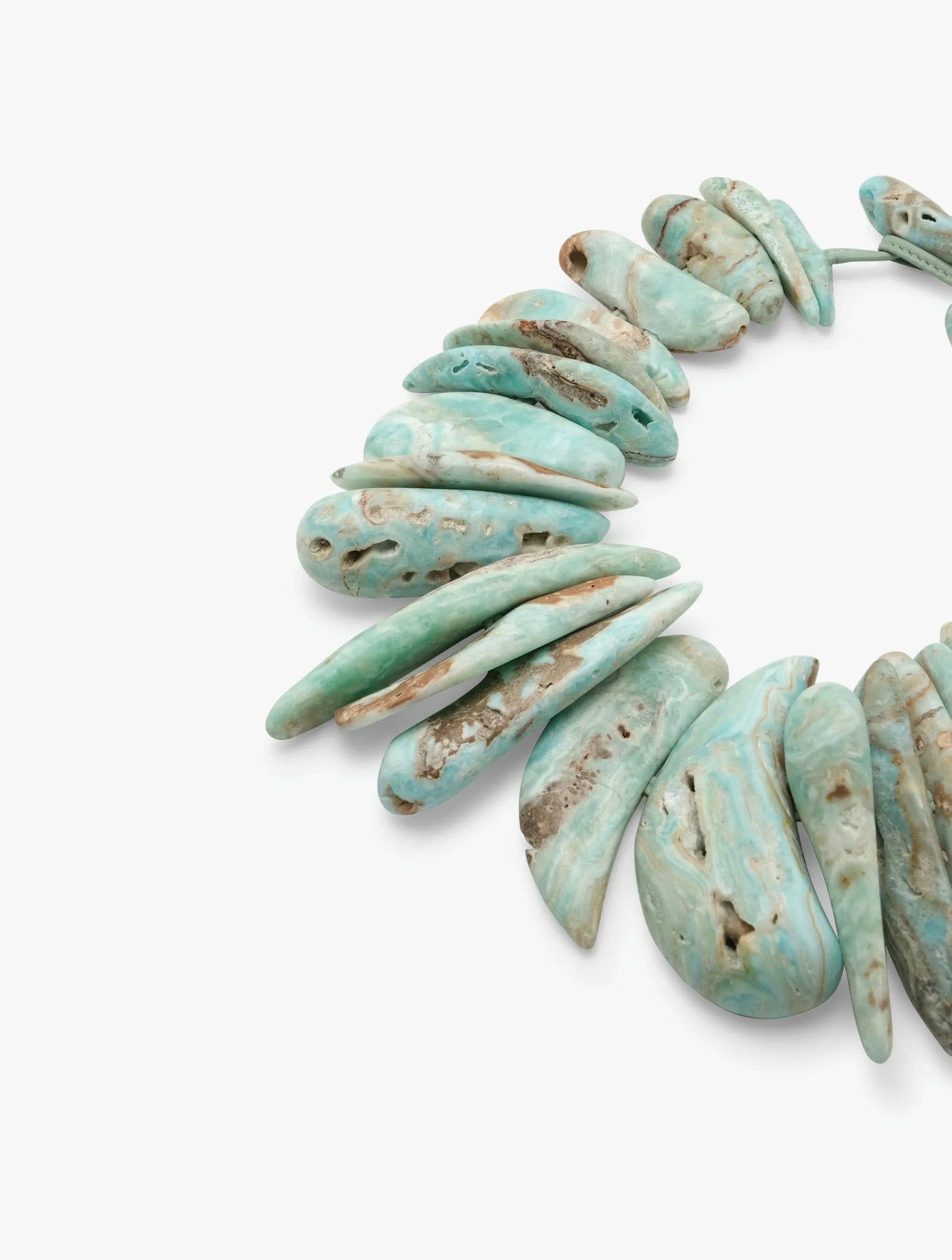 Necklace: blue aragonite sold by Monies product image thumbnail 2