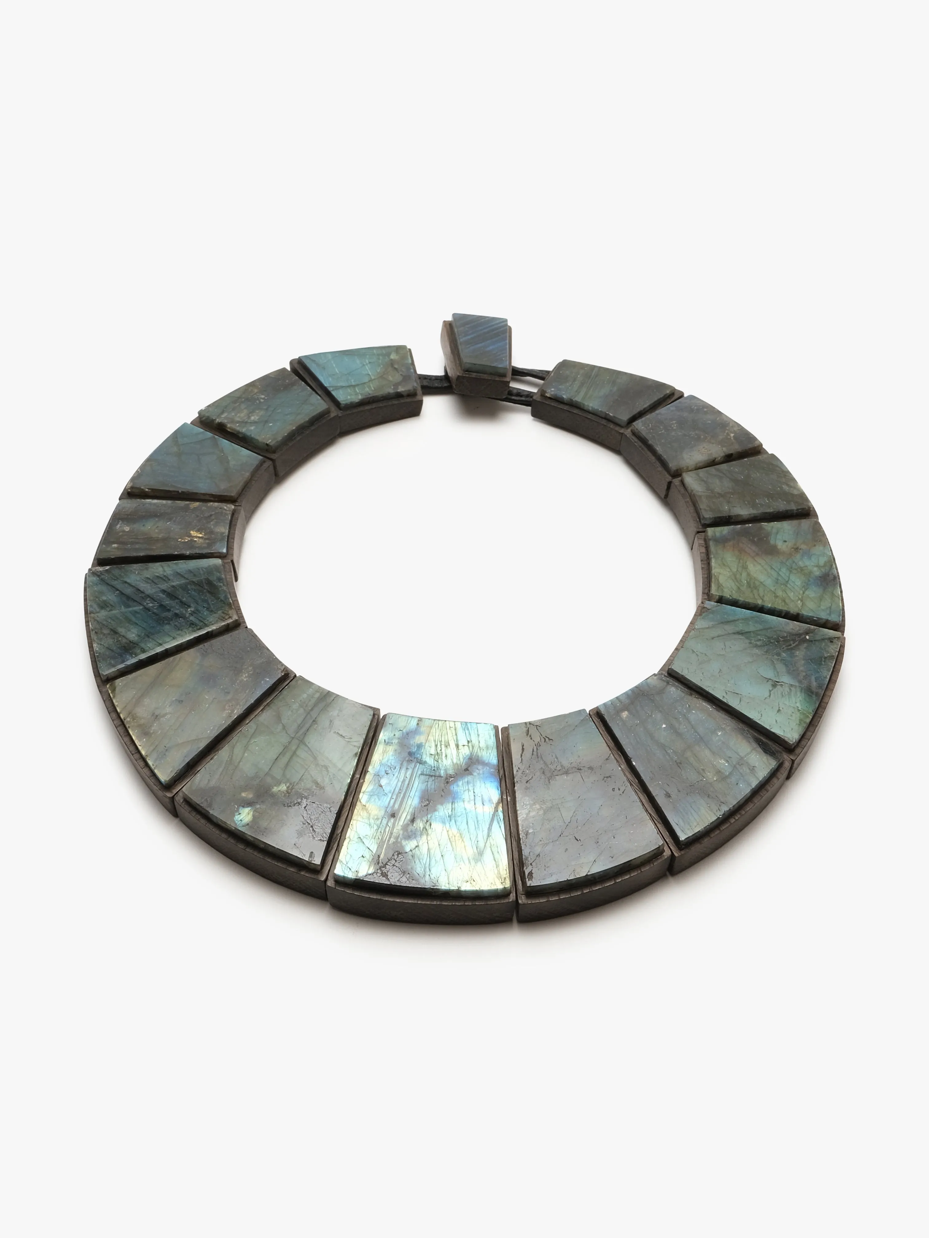 Necklace: labradorite, bog oak sold by Monies product image thumbnail 2