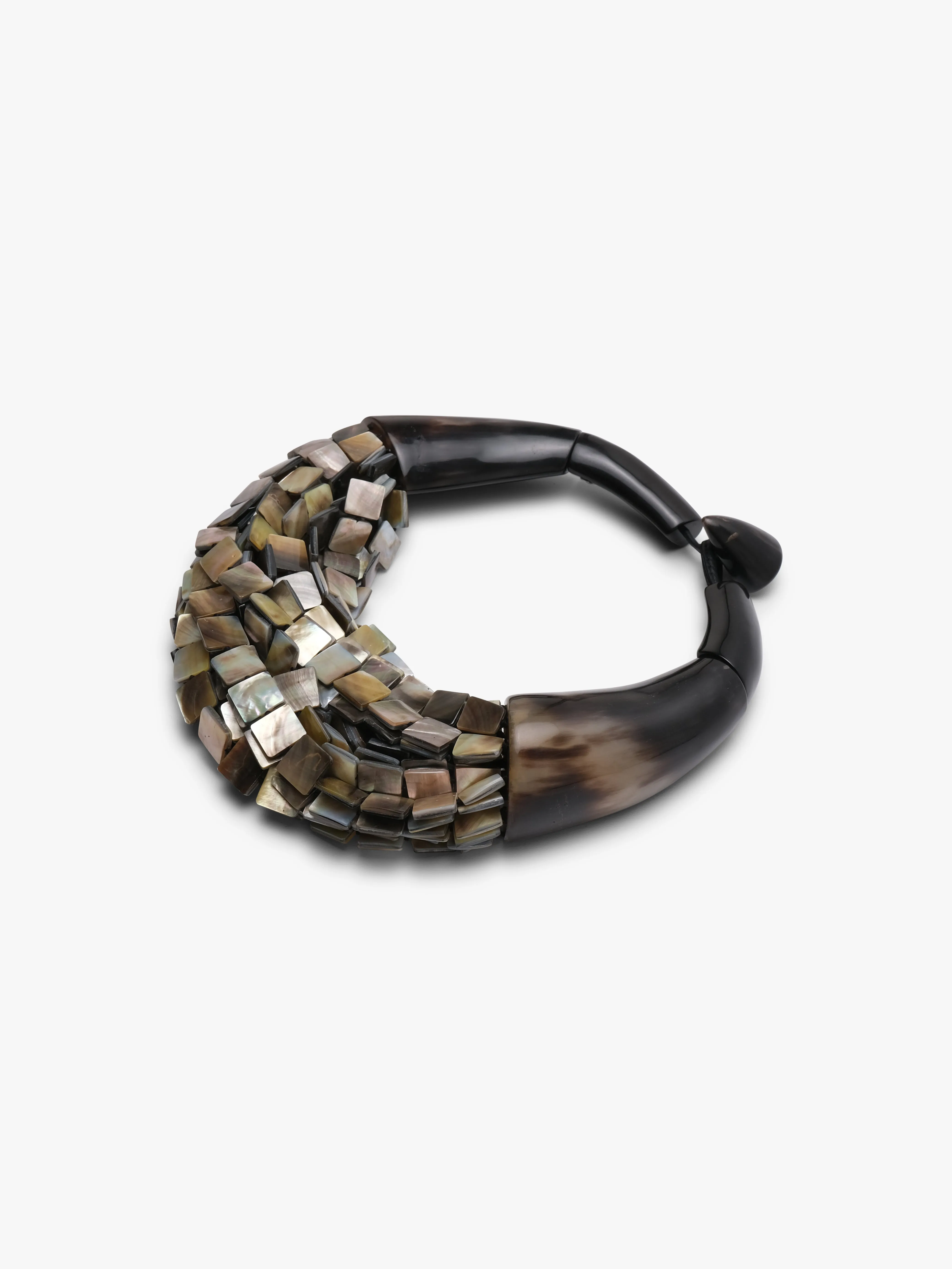 Necklace: horn, mother of pearl sold by Monies product image thumbnail 2