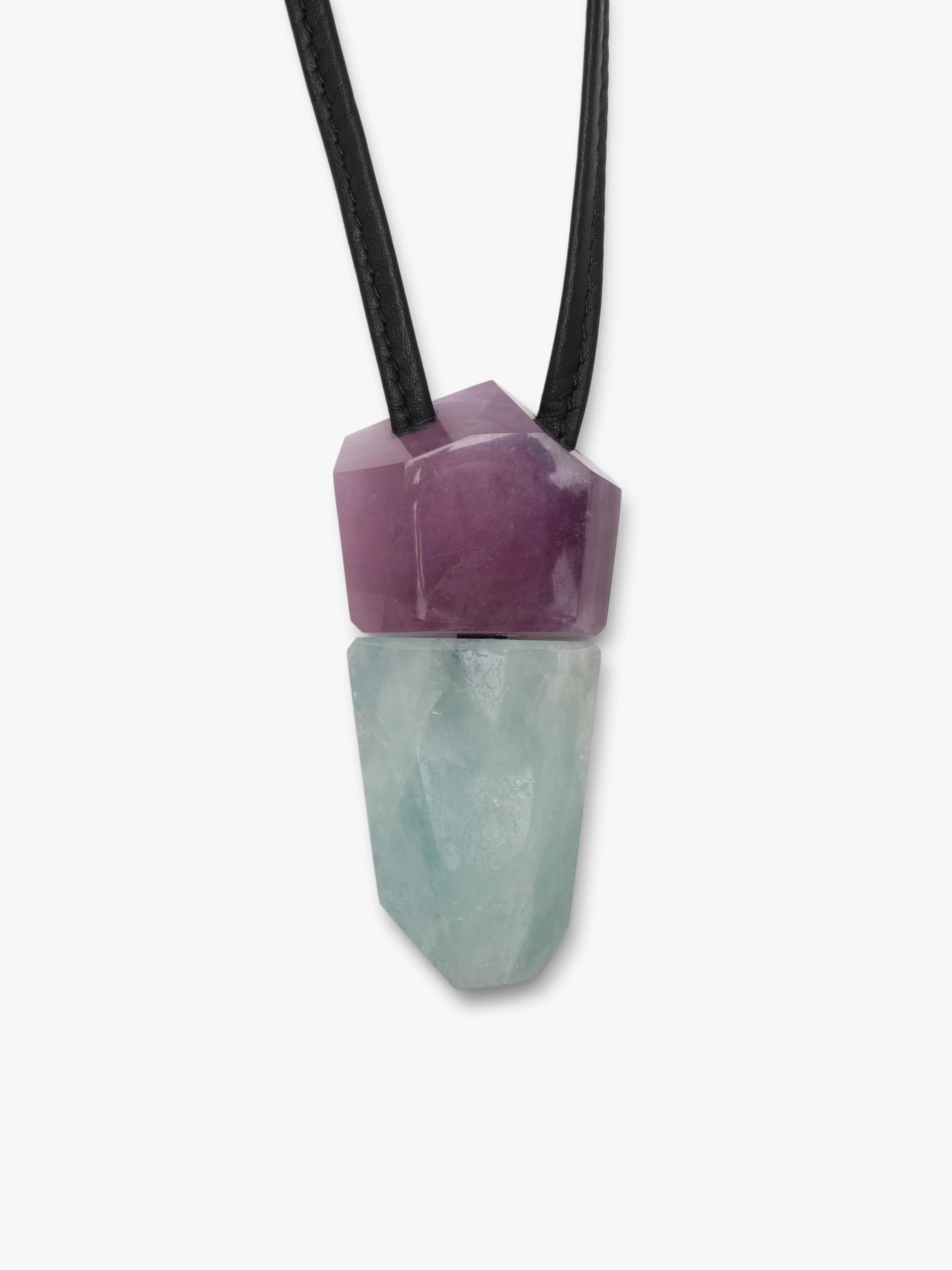 Pendant: amethyst, aquamarine sold by Monies product image thumbnail 3