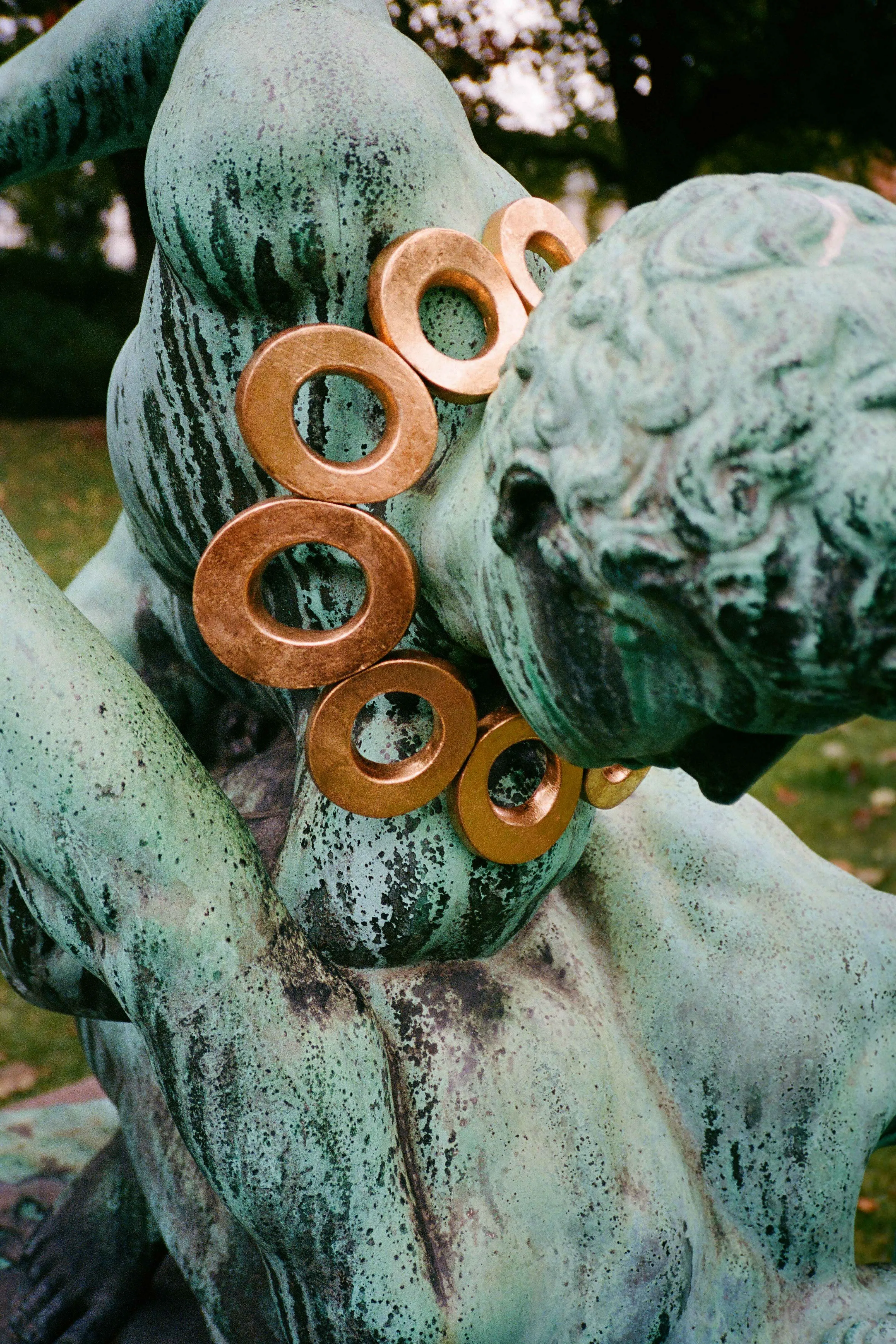 Eira necklace: acacia, goldfoil sold by Monies product image thumbnail 4