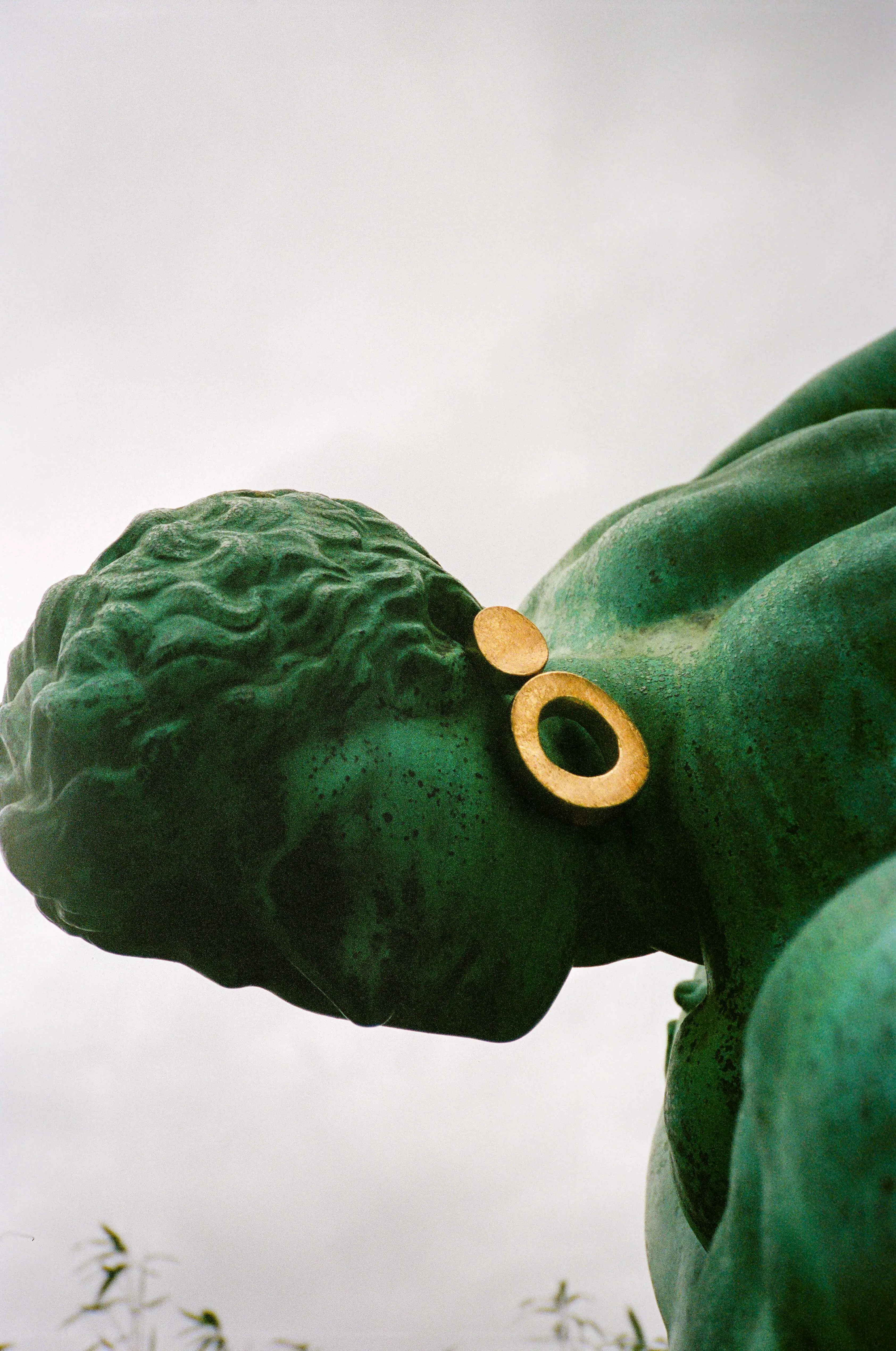 Evara earrings: acacia, goldfoil sold by Monies product image thumbnail 2