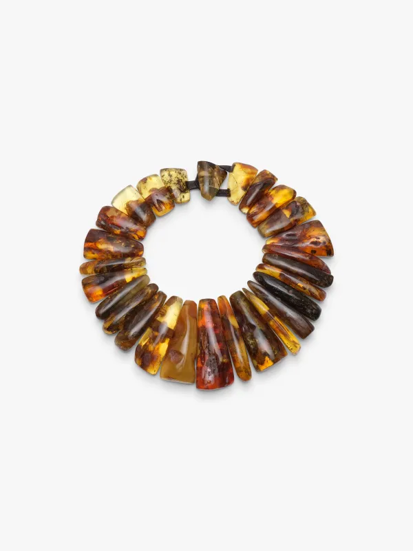 Necklace: amber sold by Monies