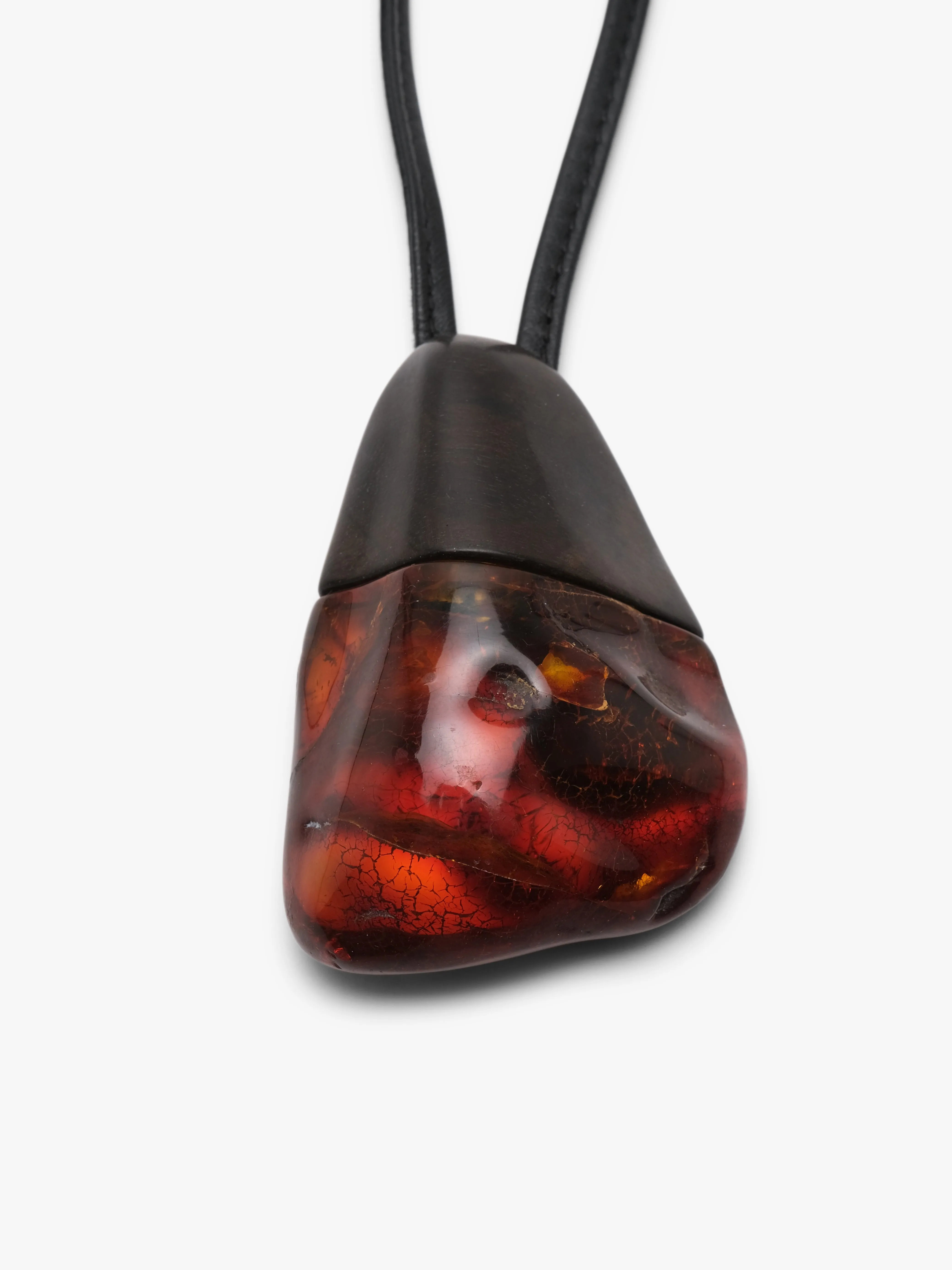 Pendant: amber, ebony sold by Monies product image thumbnail 2