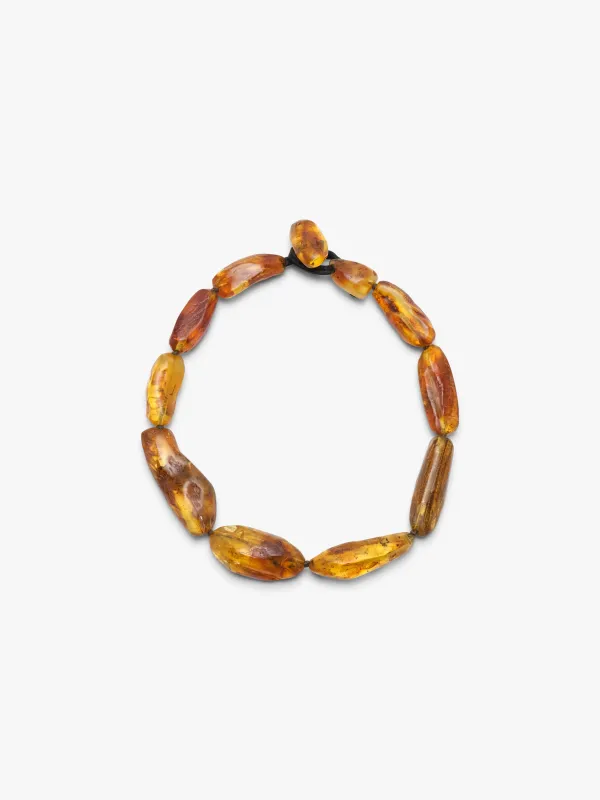 Necklace: amber sold by Monies