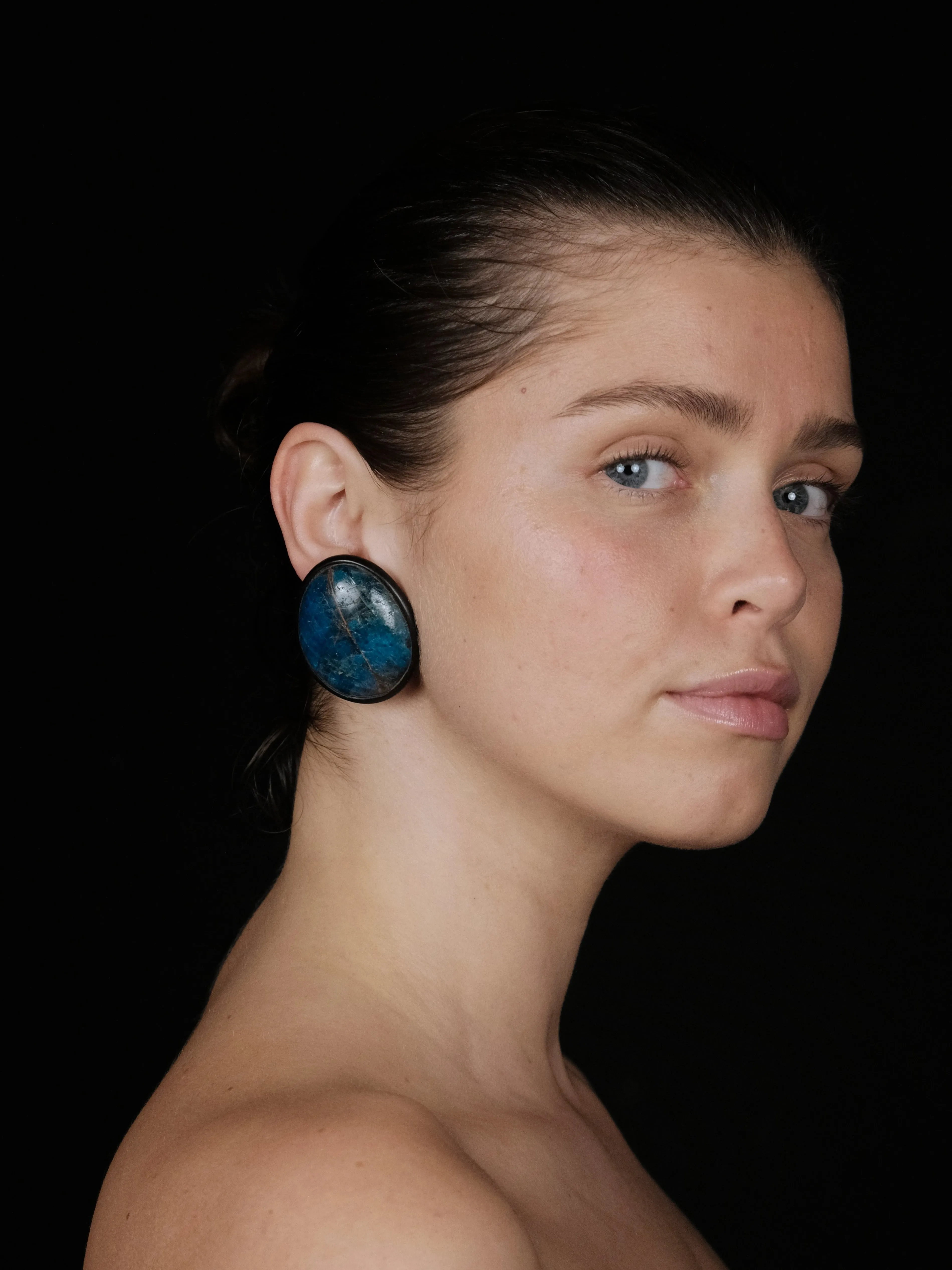 Earrings: apatite, ebony sold by Monies product image thumbnail 2