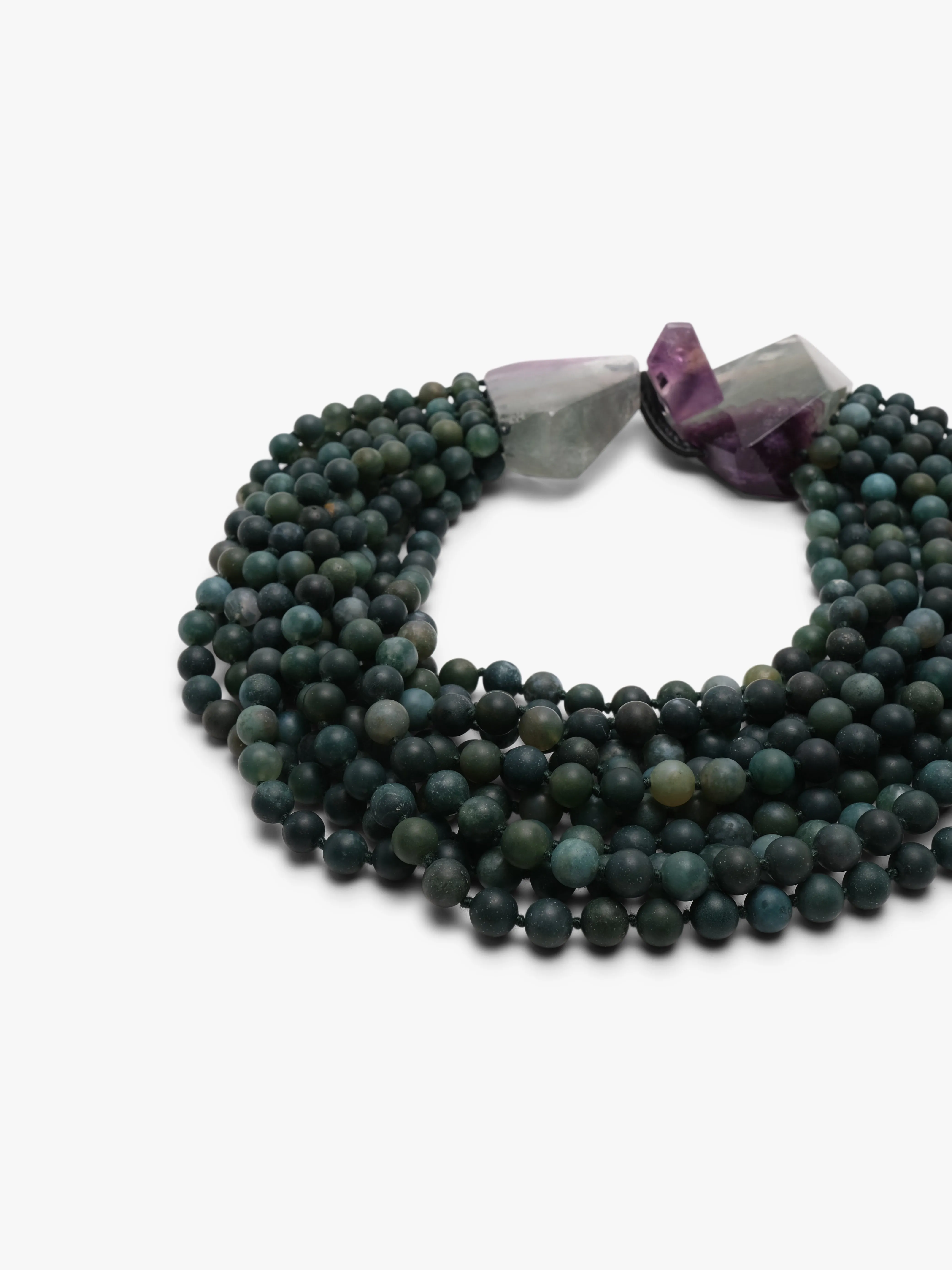 Necklace: agate, amethyst, flourite sold by Monies product image thumbnail 2