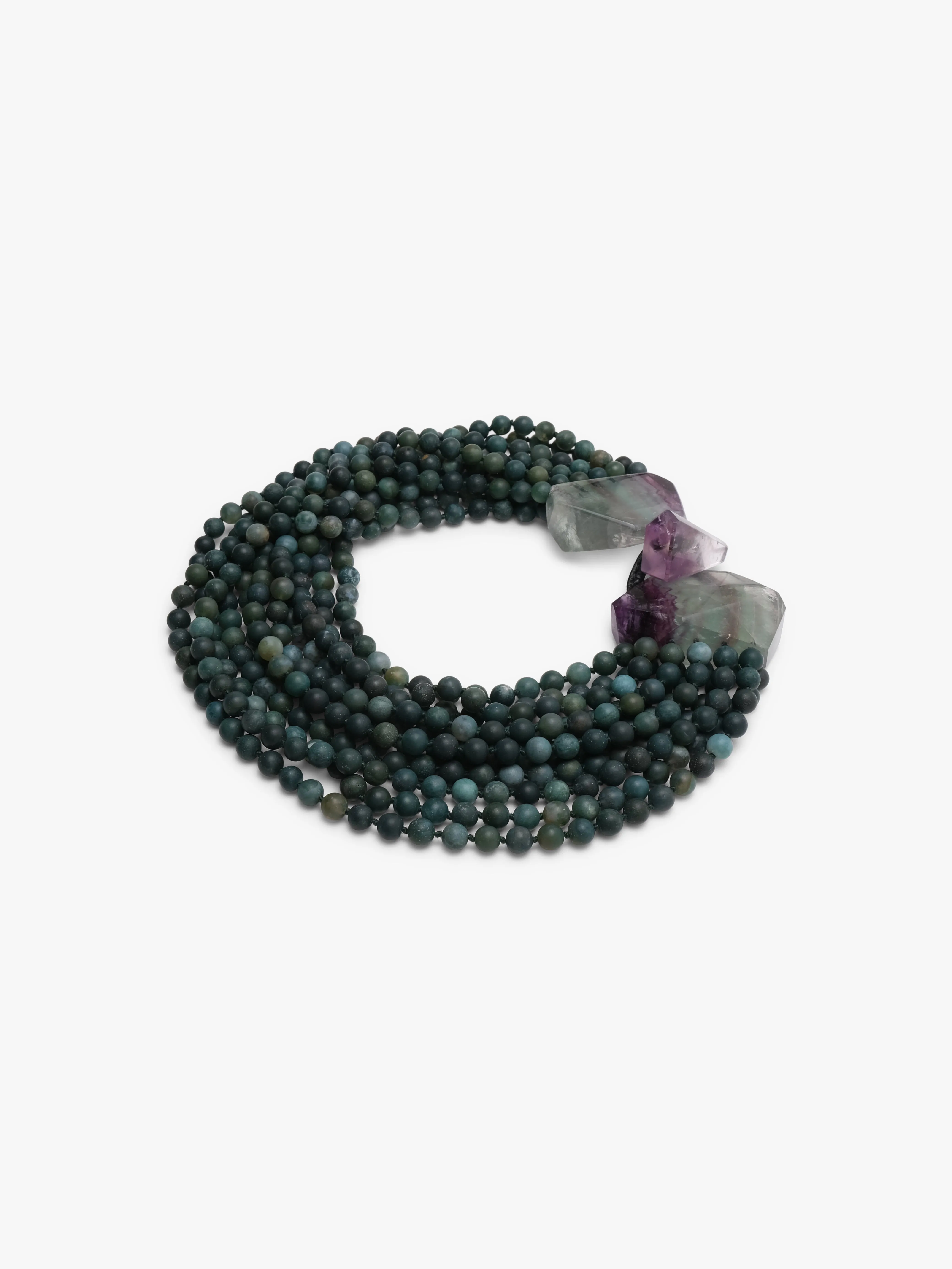 Necklace: agate, amethyst, flourite sold by Monies product image thumbnail 3