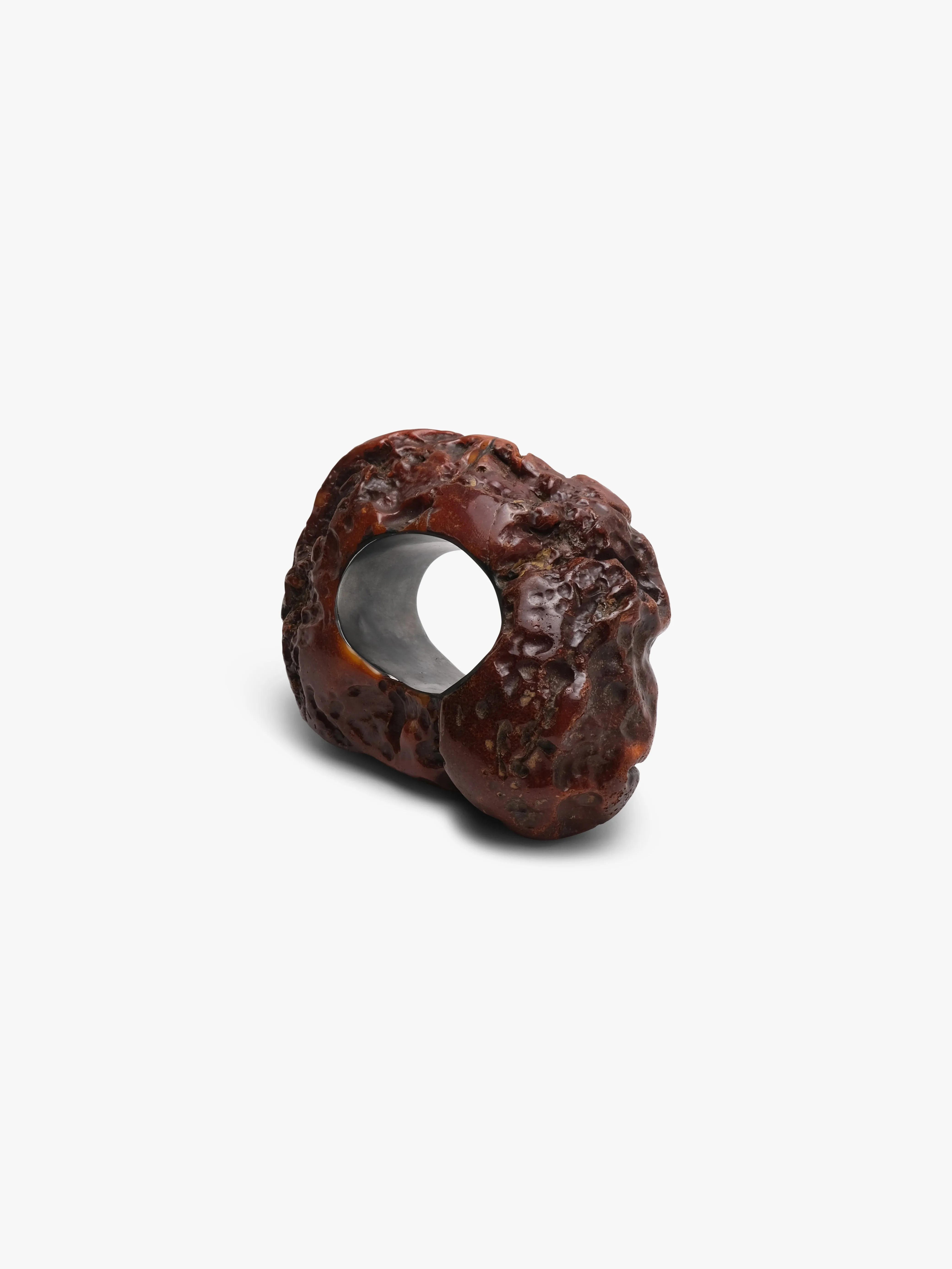 Bracelet: amber, sterling silver sold by Monies