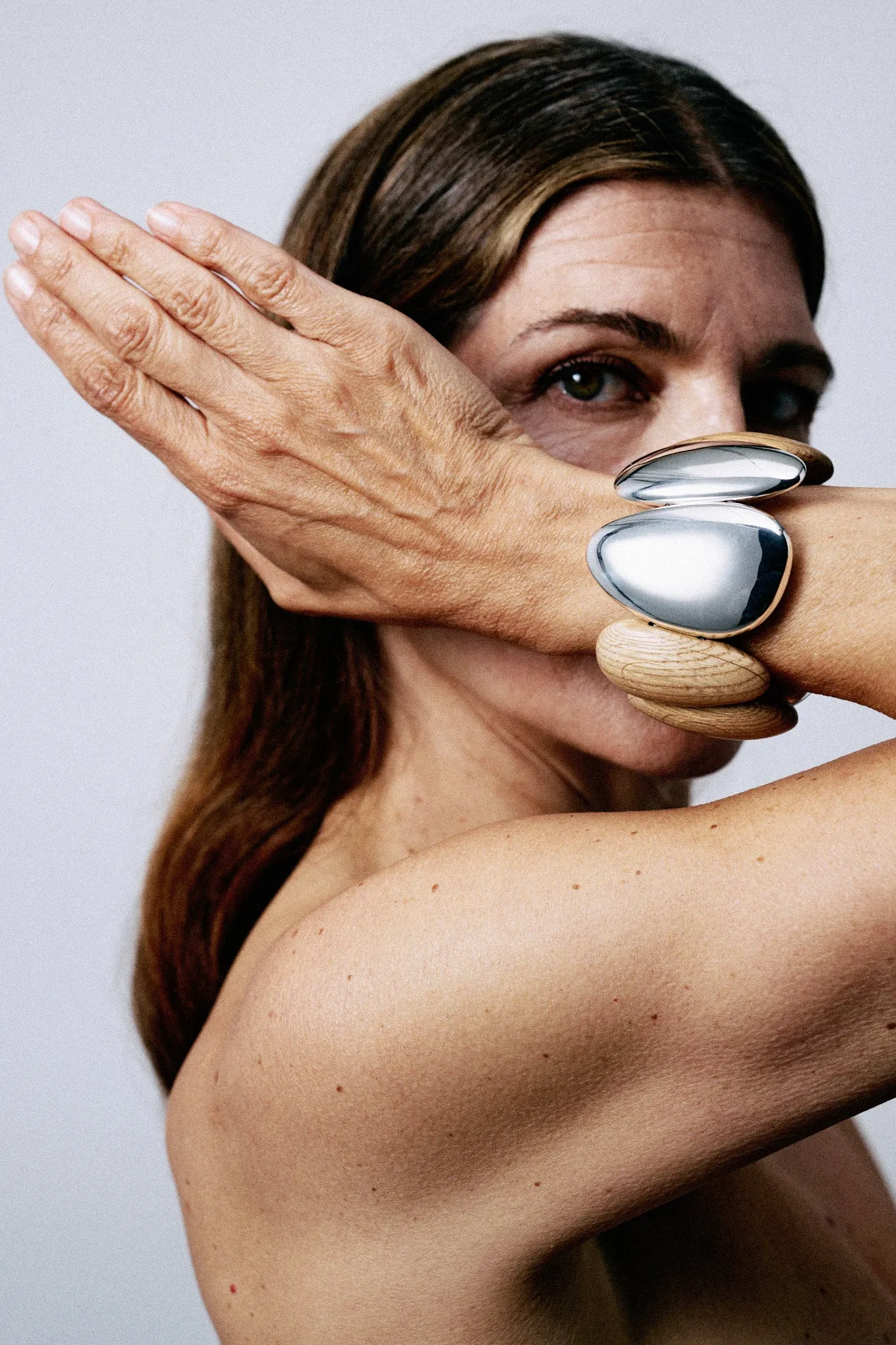 Anniversary bracelet: oak, sterling silver sold by Monies product image thumbnail 3