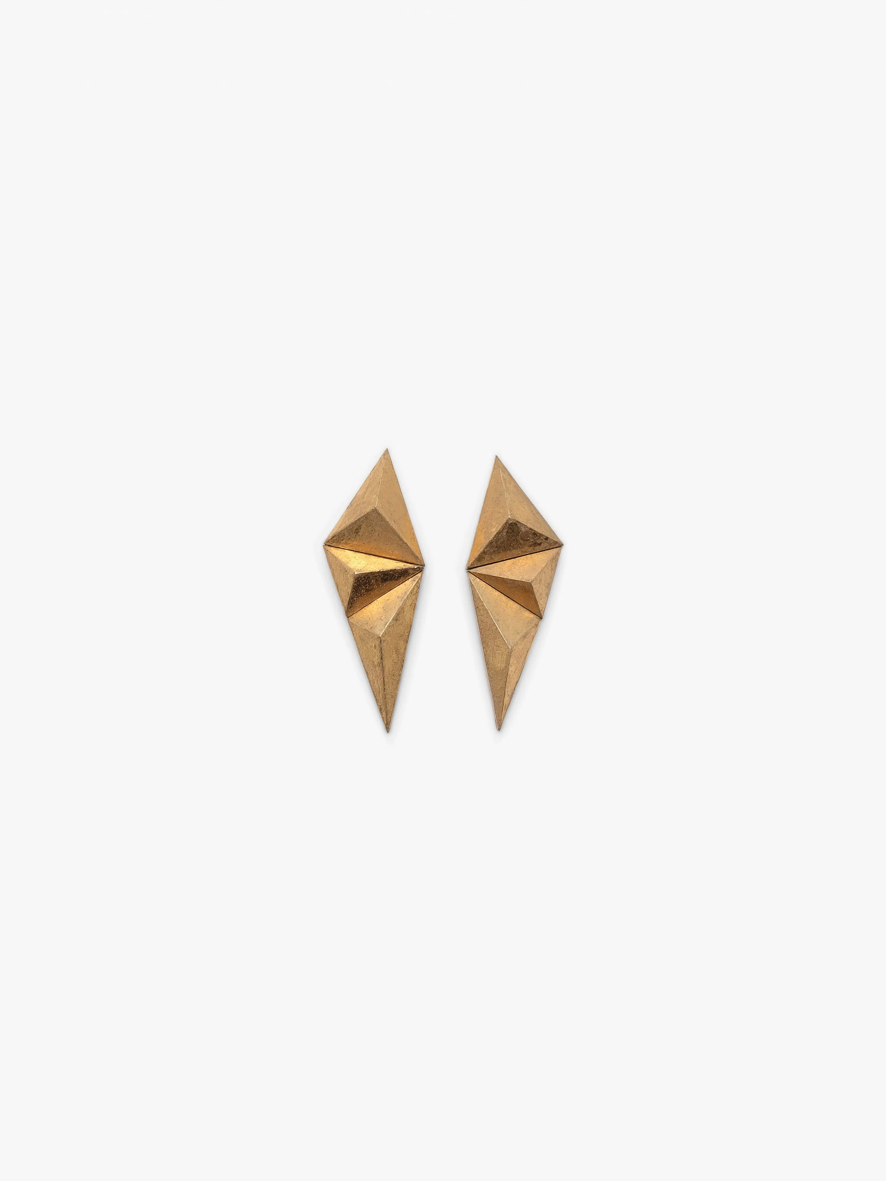 Giona earrings: acacia, goldfoil sold by Monies
