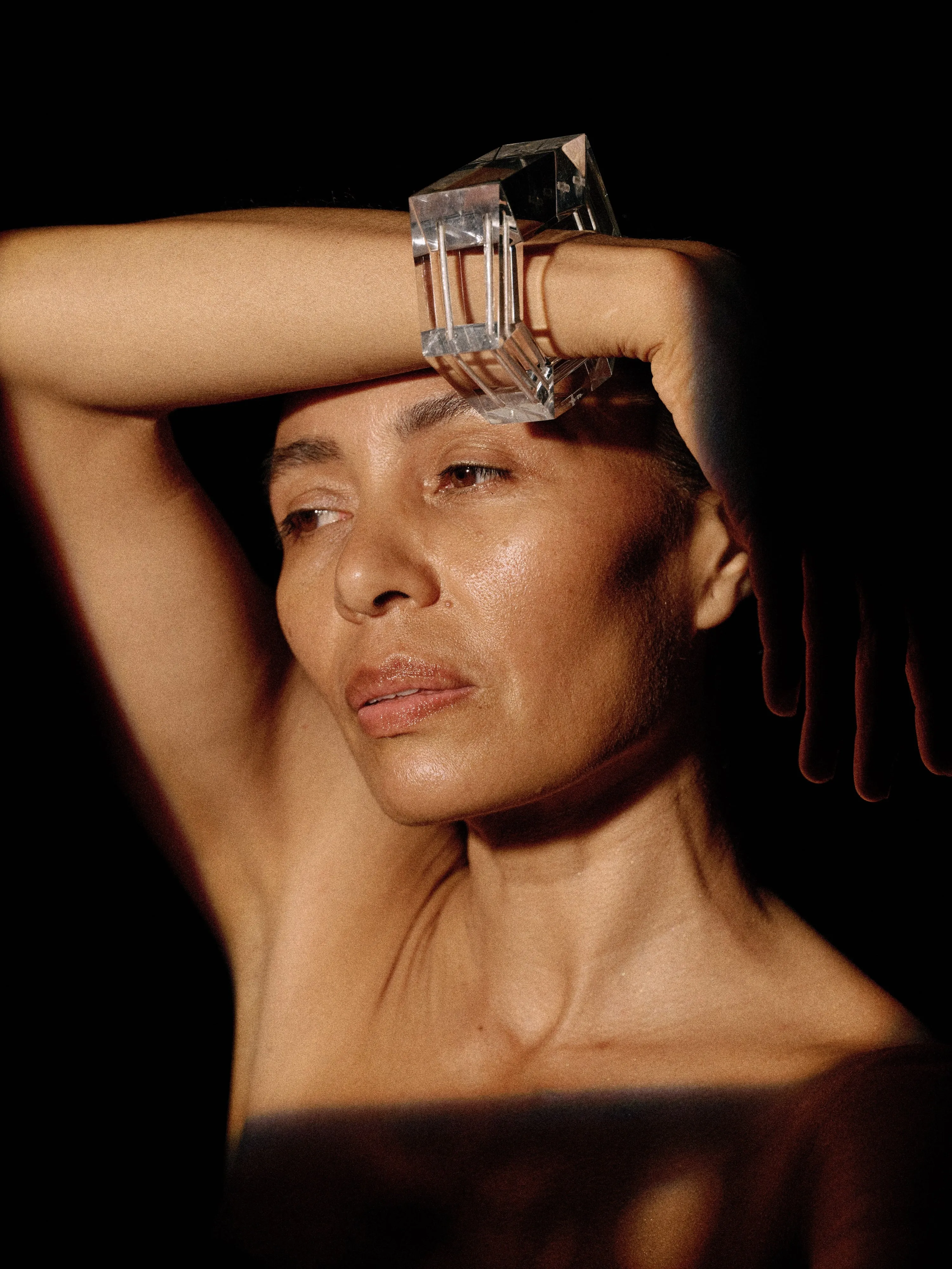 Thalia bracelet: clear greencast sold by Monies product image thumbnail 2