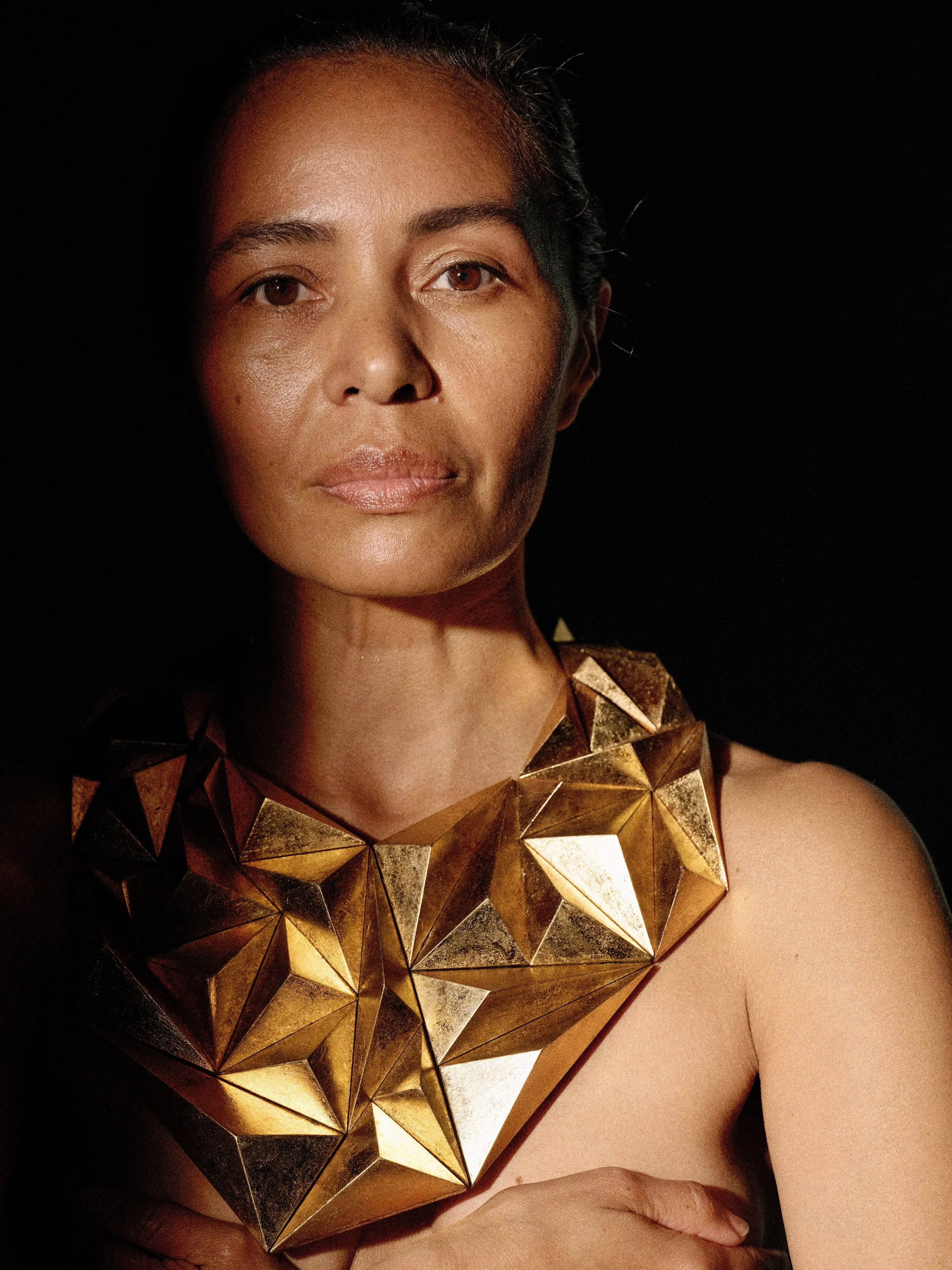 Glora necklace: acacia, goldfoil sold by Monies product image thumbnail 2