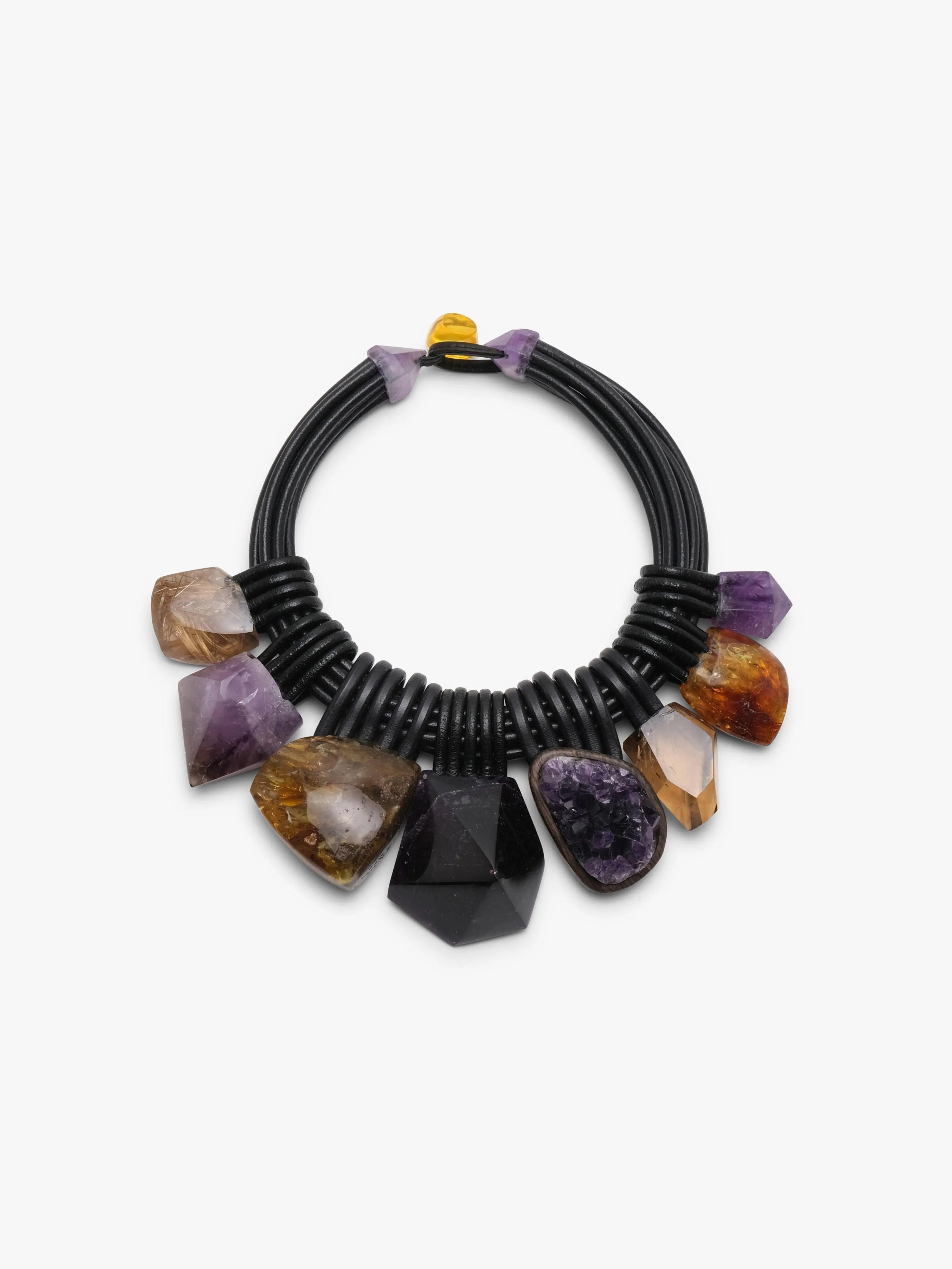 Necklace: multi materials sold by Monies