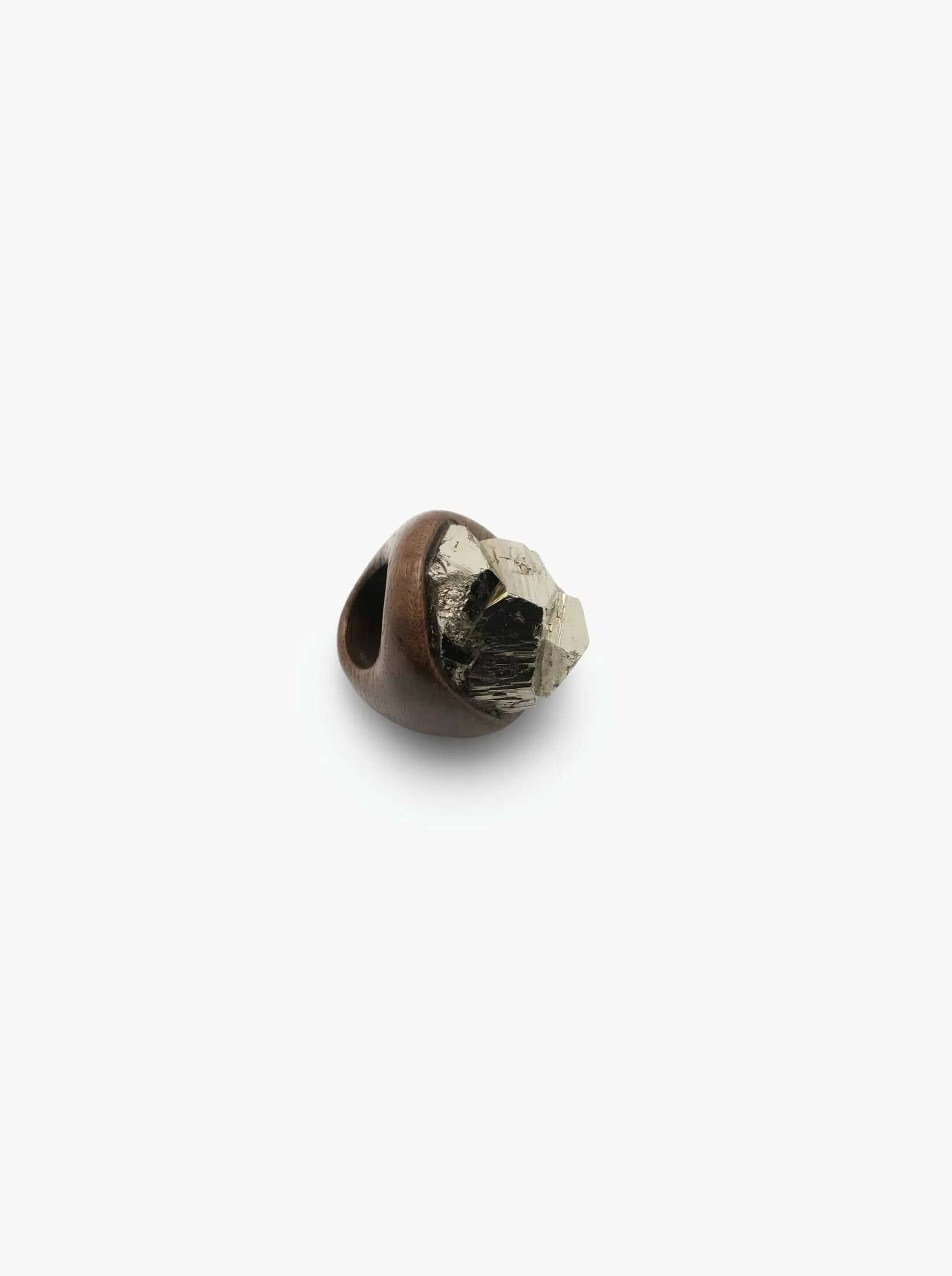 Ring: bog oak, pyrite sold by Monies product image thumbnail 2