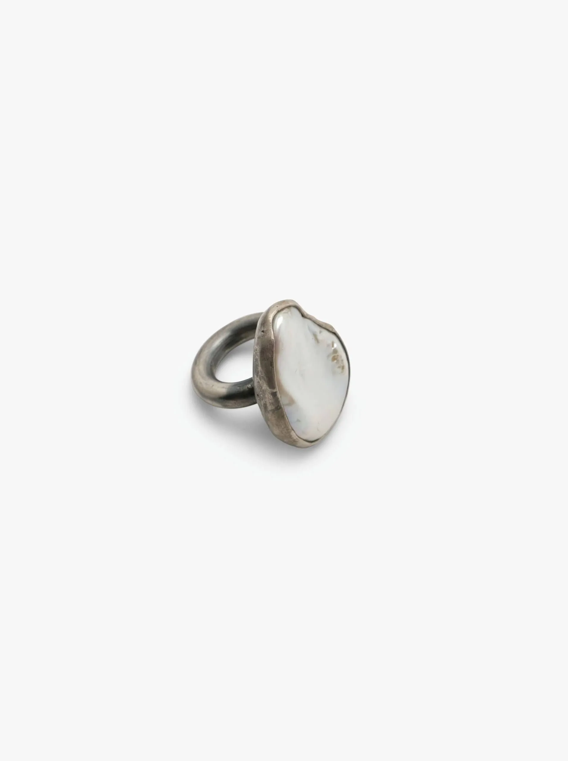 Ring: silver, baroque pearls sold by Monies product image thumbnail 3