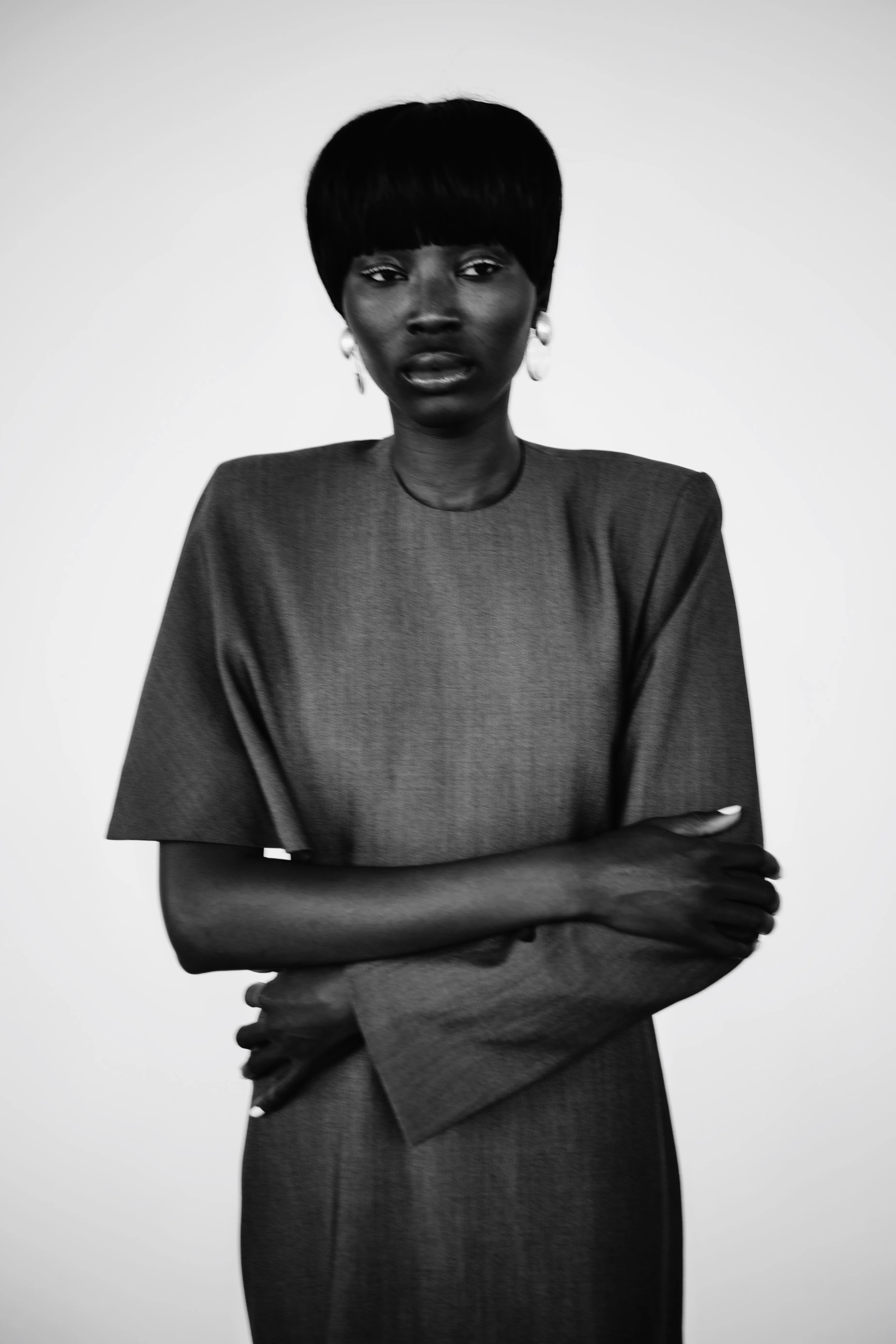 Folia stud earrings: acrylic, silverfoil sold by Monies product image thumbnail 4