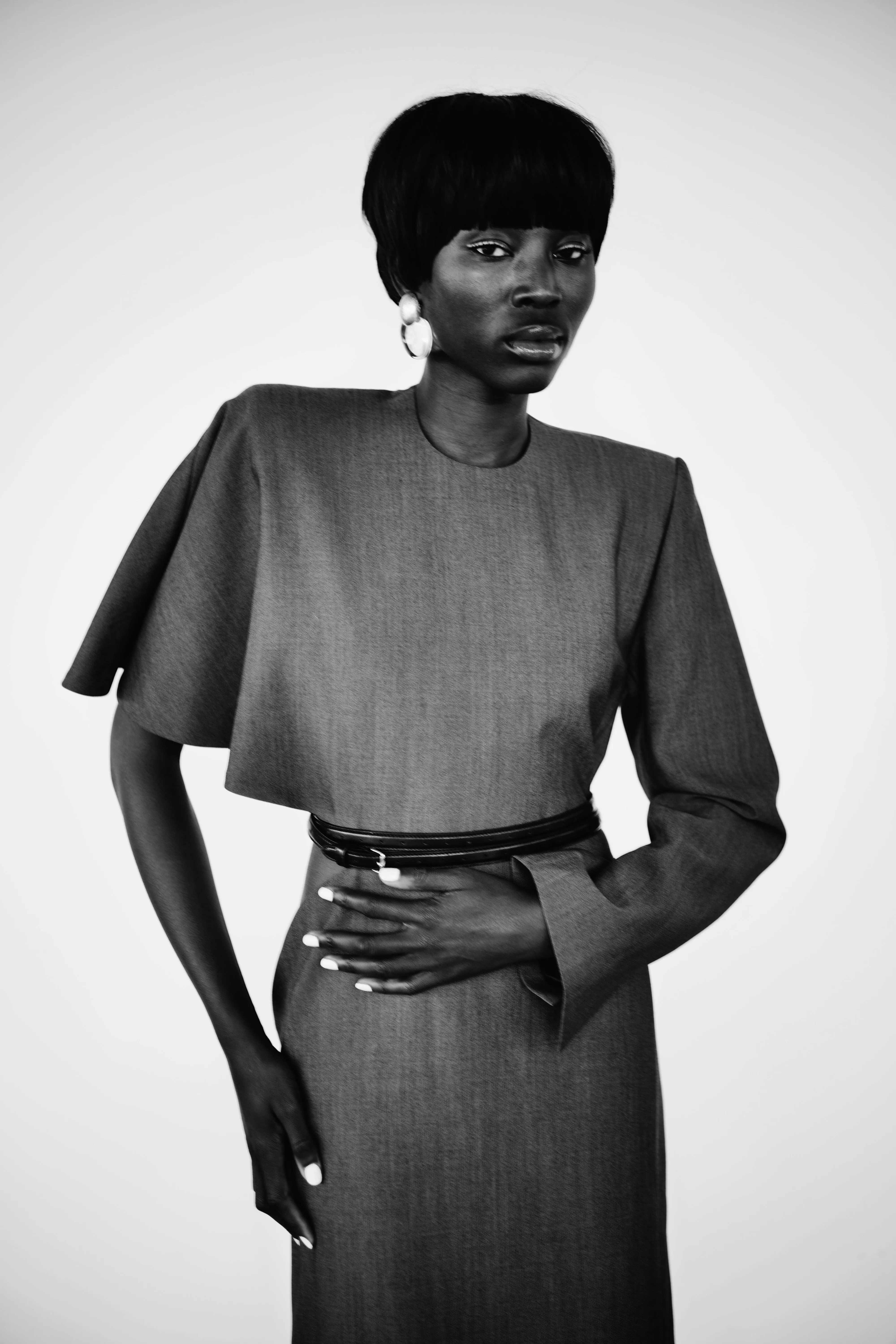 Folia stud earrings: acrylic, silverfoil sold by Monies product image thumbnail 3