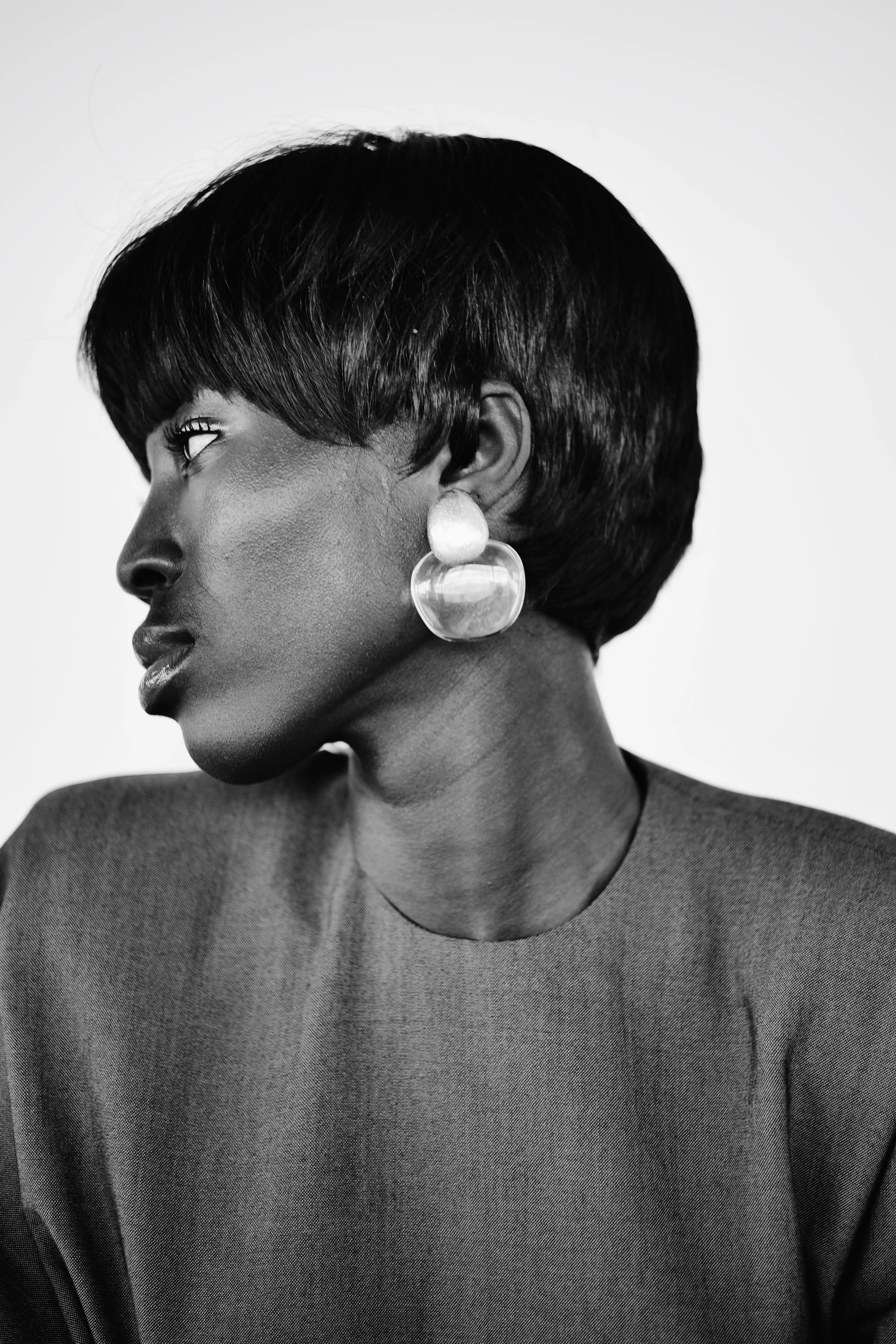 Folia stud earrings: acrylic, silverfoil sold by Monies product image thumbnail 2