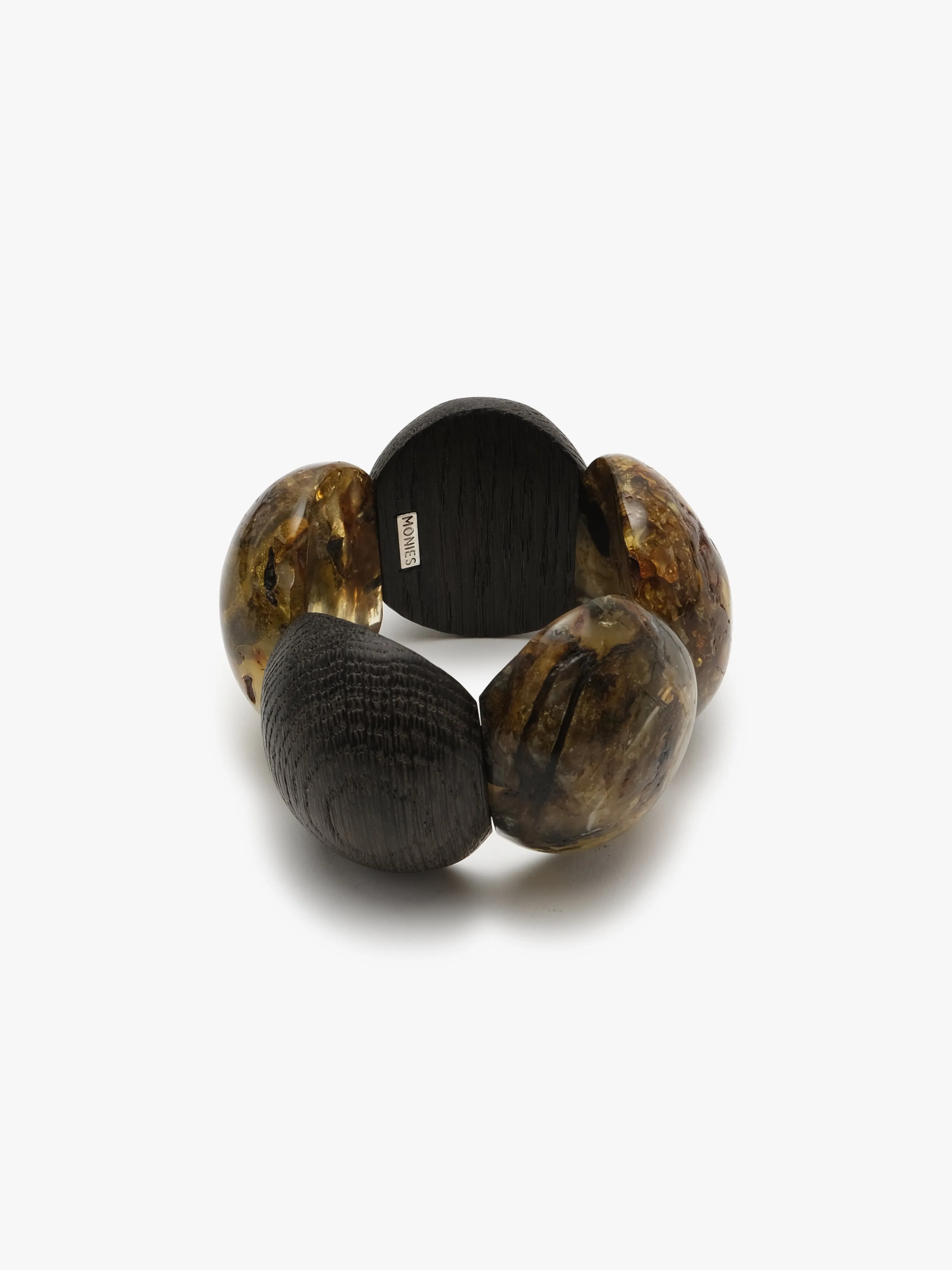 Bracelet: bog oak, amber sold by Monies product image thumbnail 2