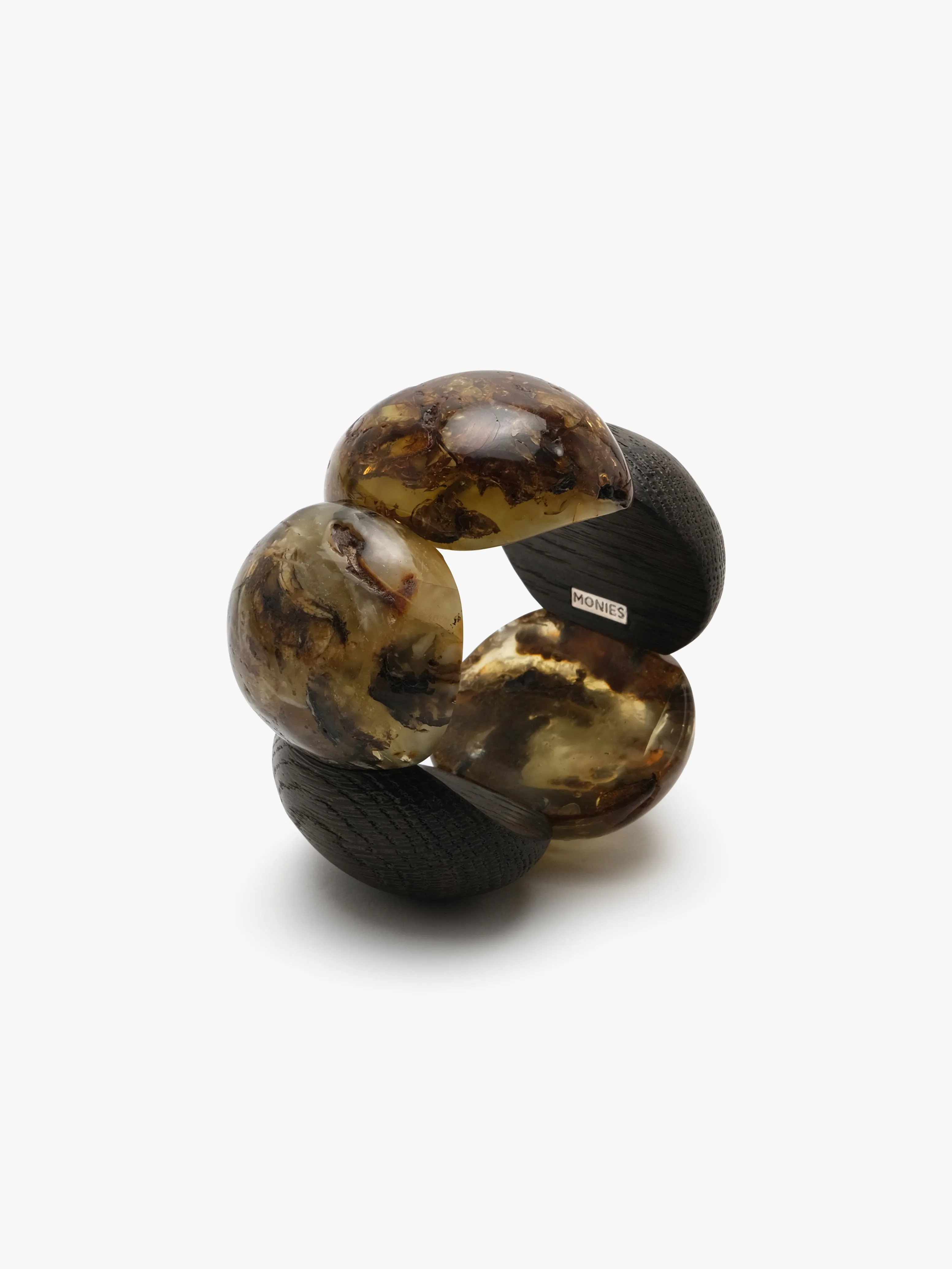 Bracelet: bog oak, amber sold by Monies product image thumbnail 3